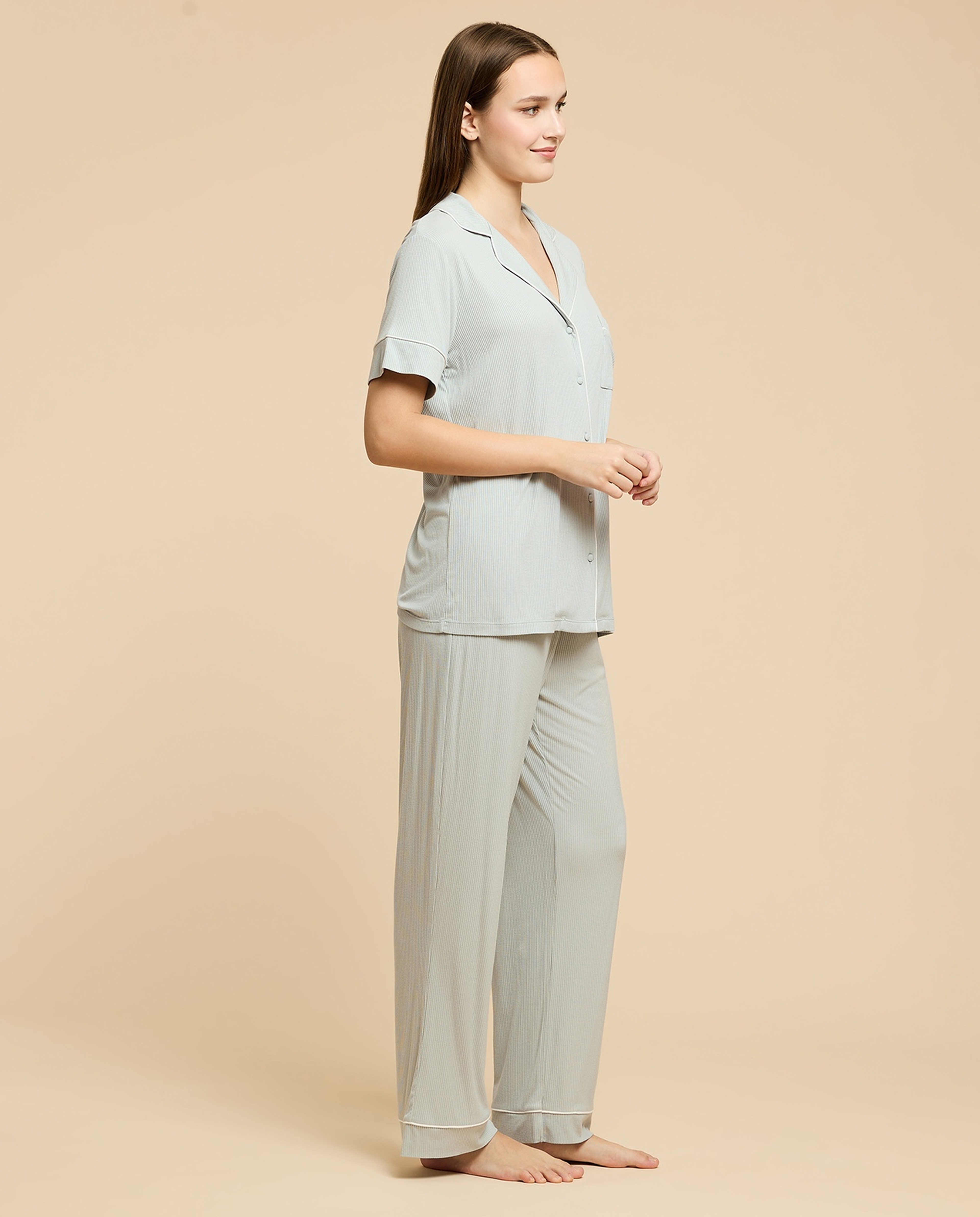 Ribbed Pyjama Set