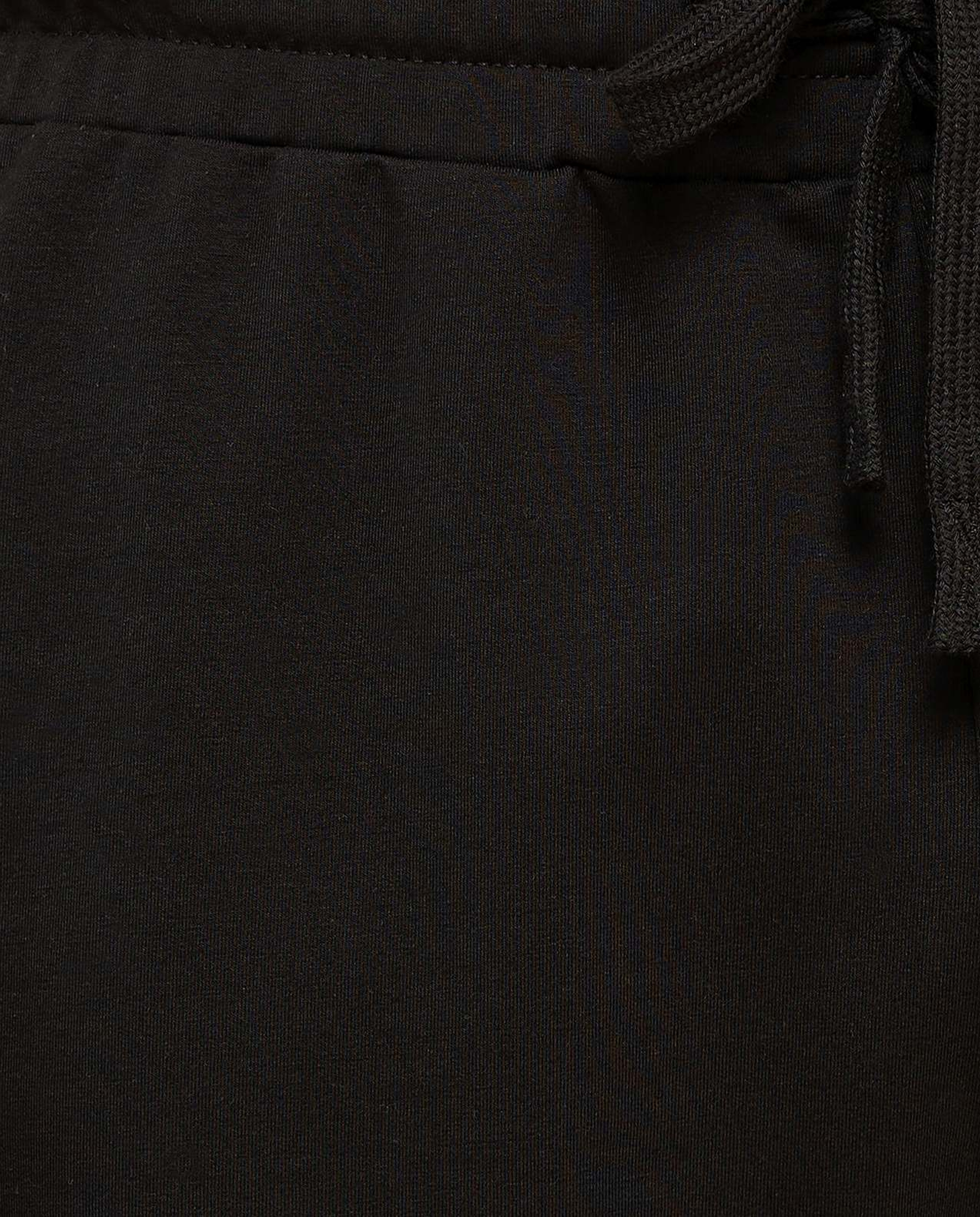 Solid Joggers with Drawstring Waist