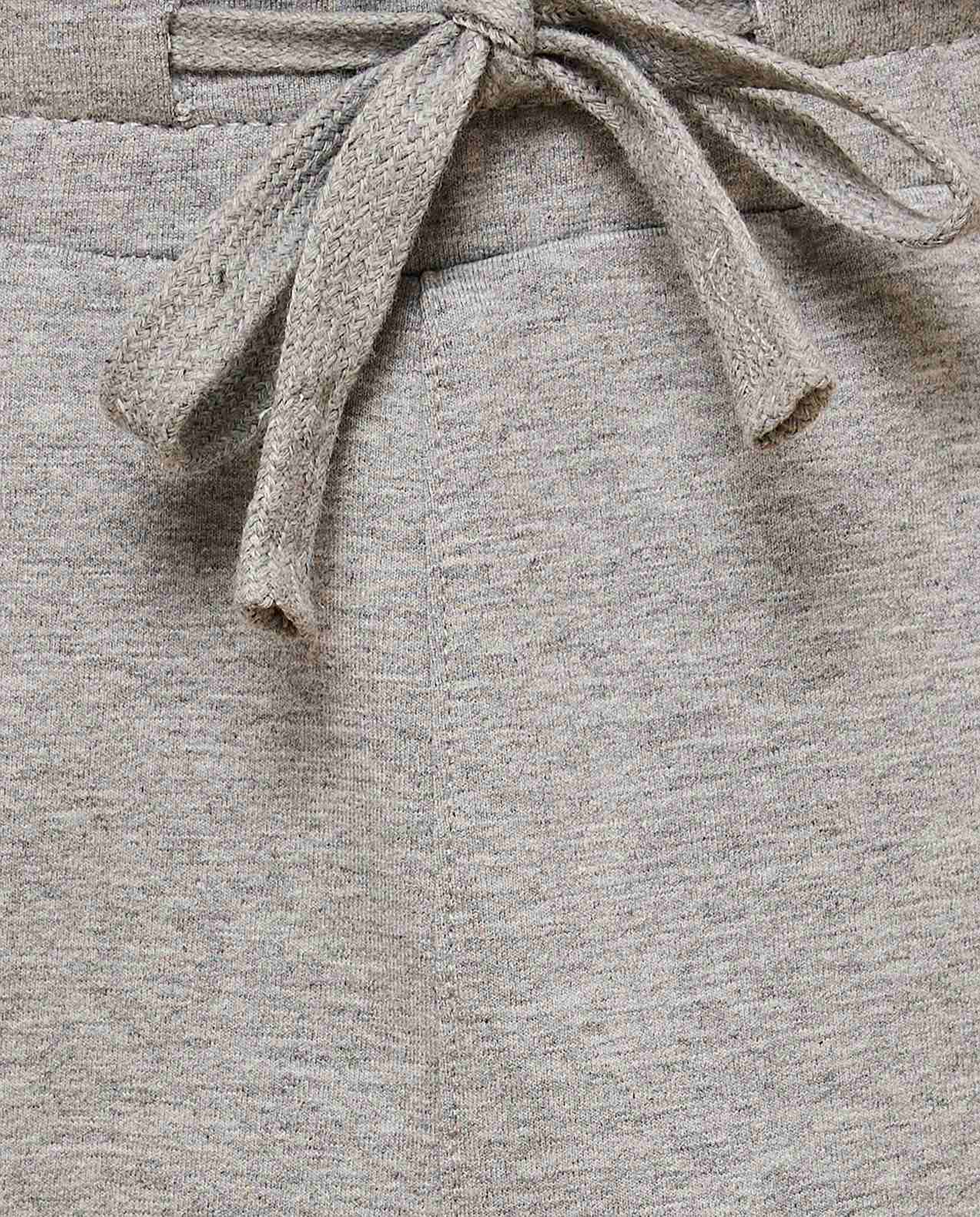 Solid Joggers with Drawstring Waist