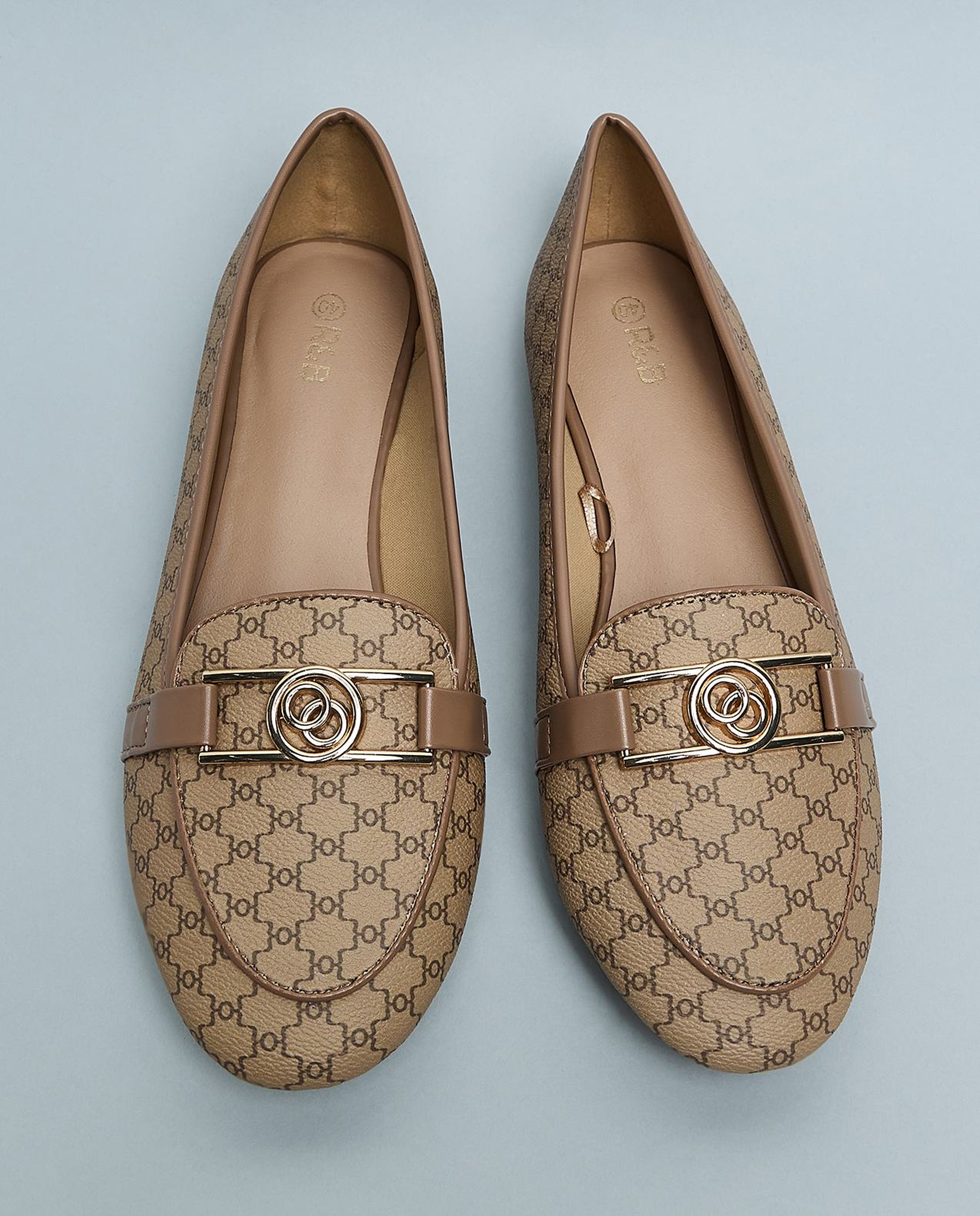 Patterned Loafers