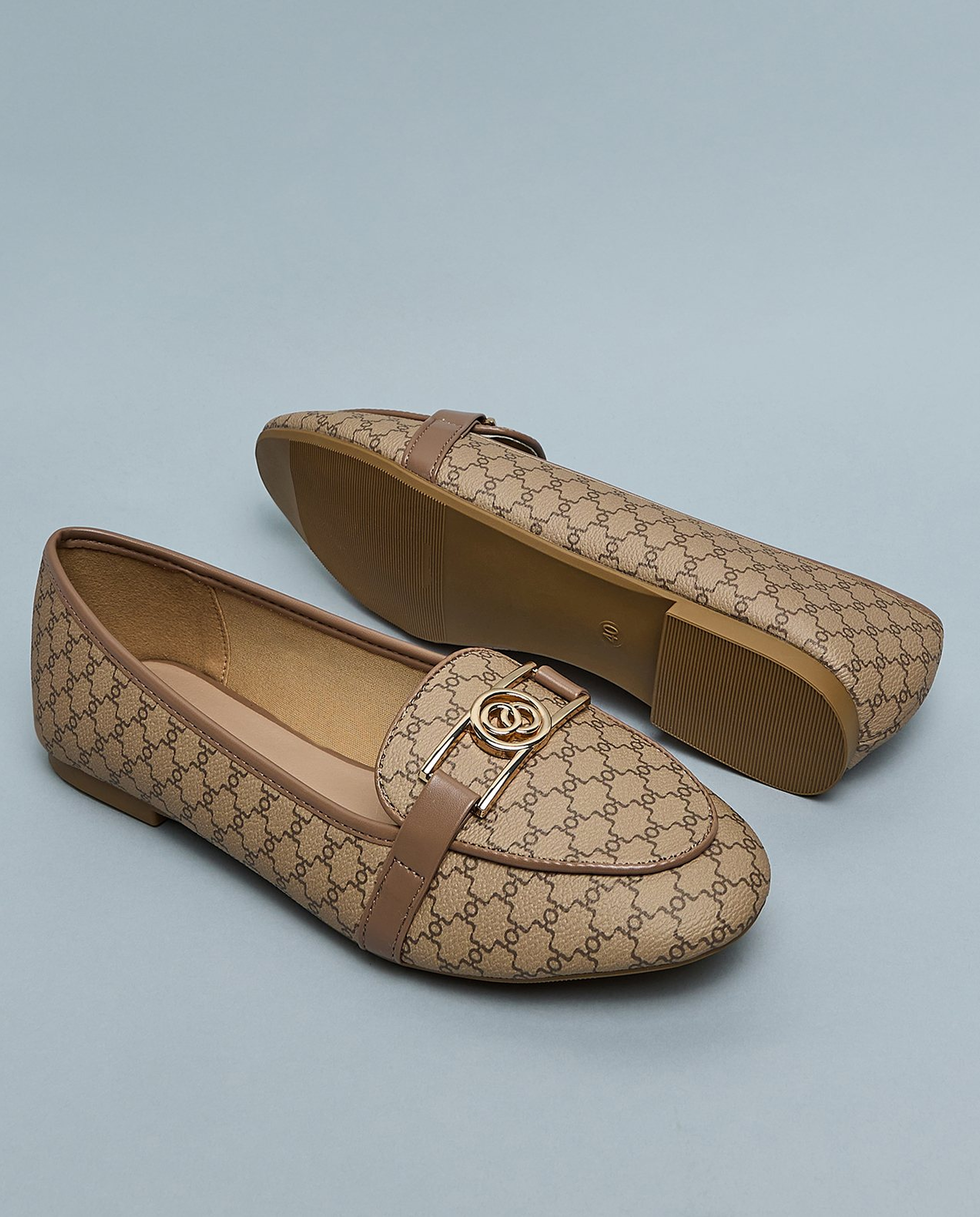 Patterned Loafers