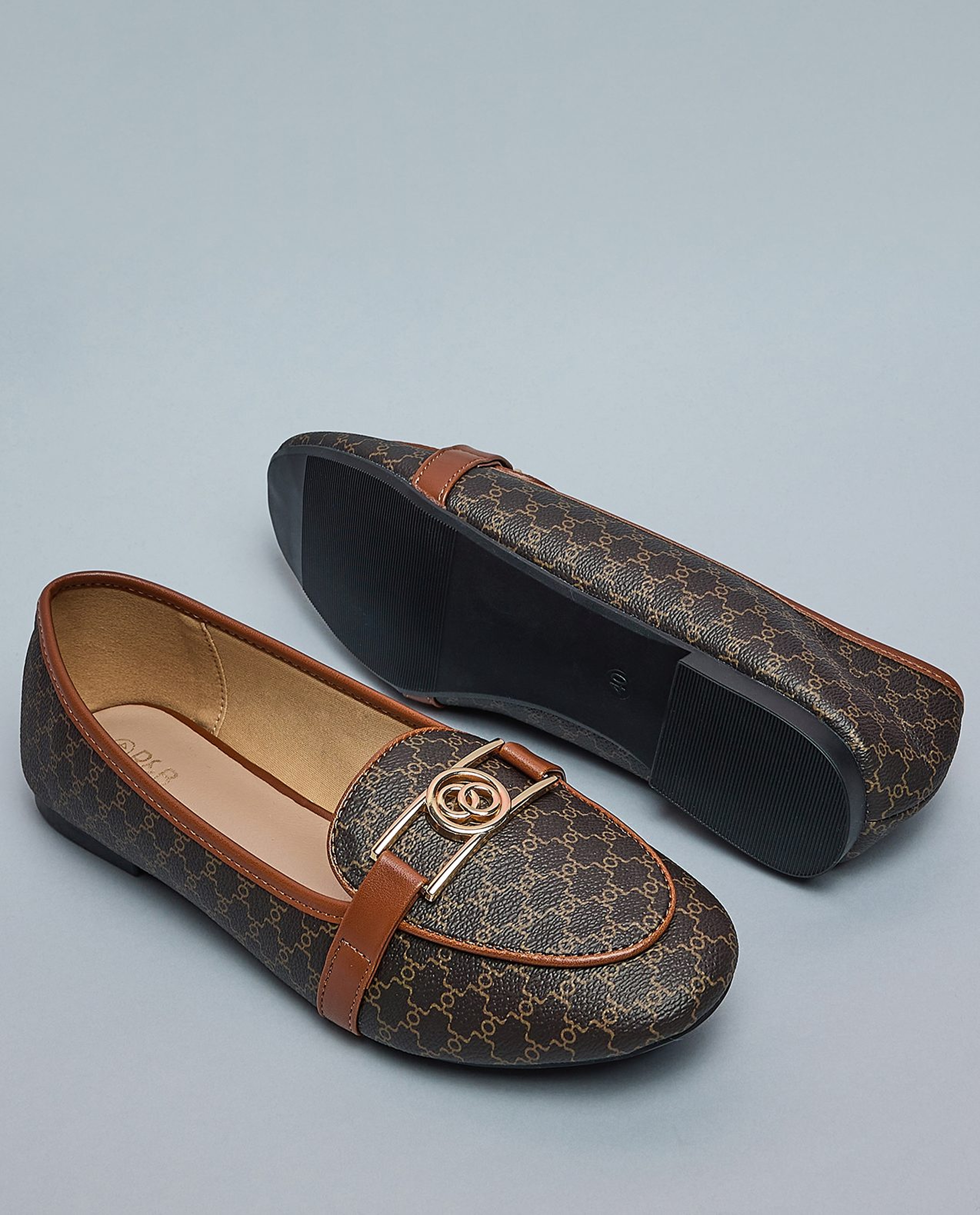 Patterned Loafers
