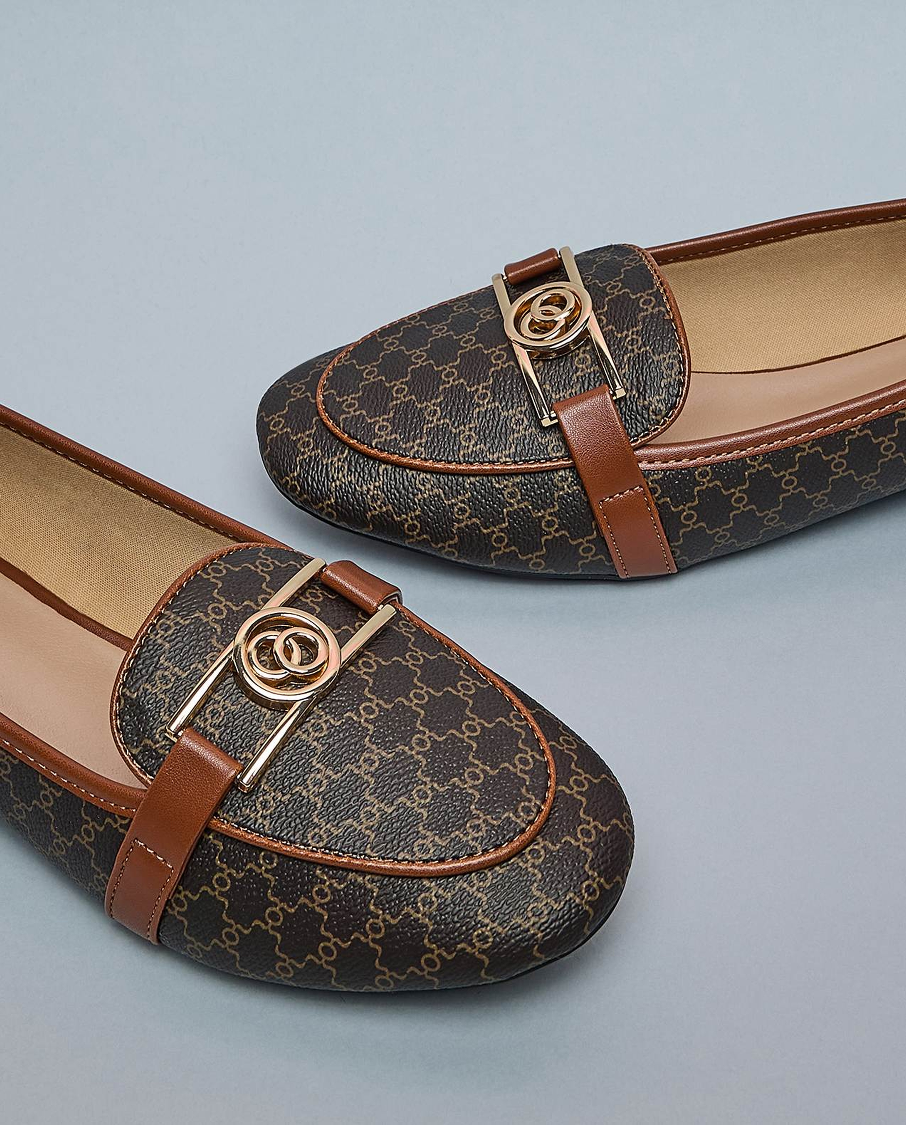 Patterned Loafers