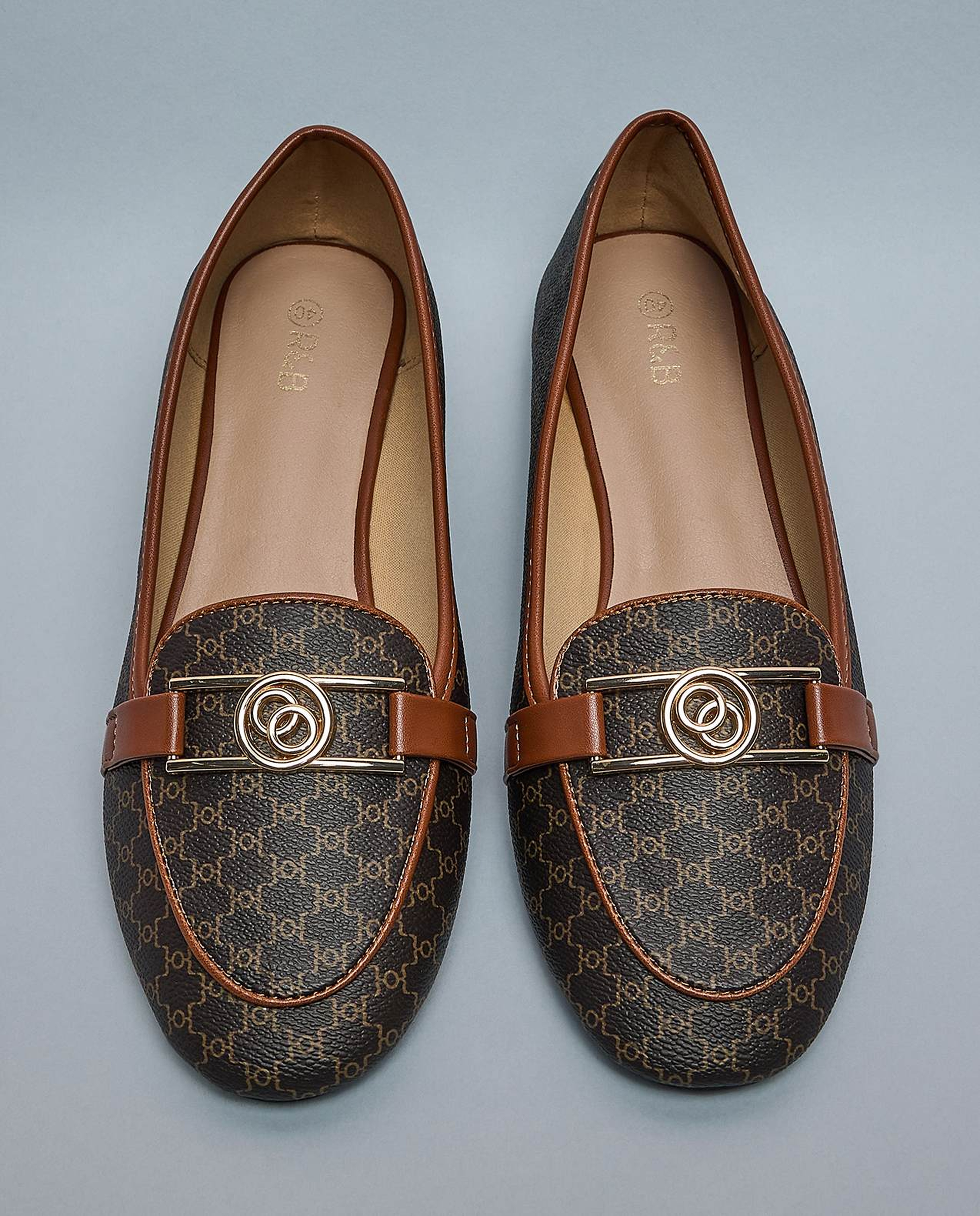 Patterned Loafers