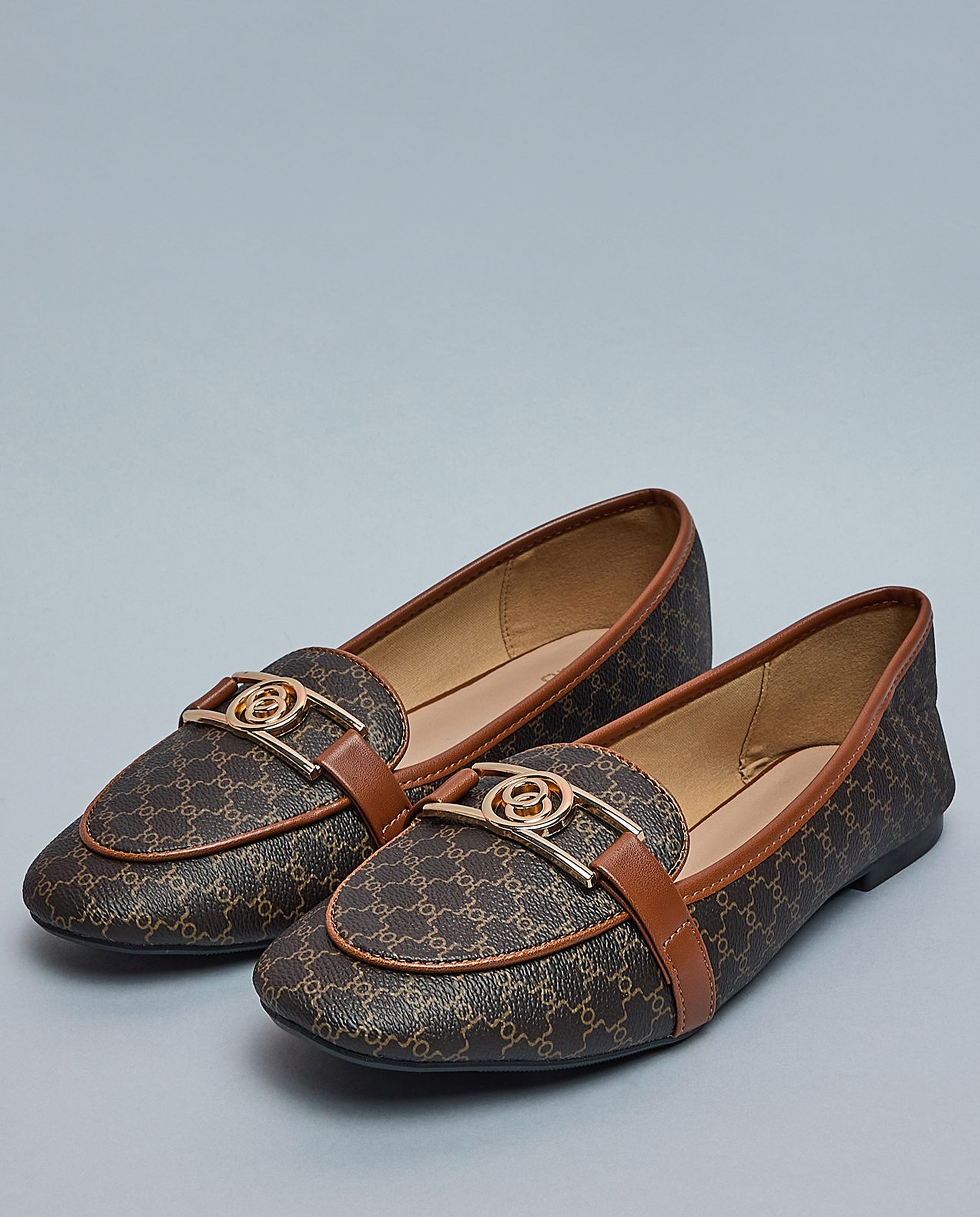 Patterned Loafers