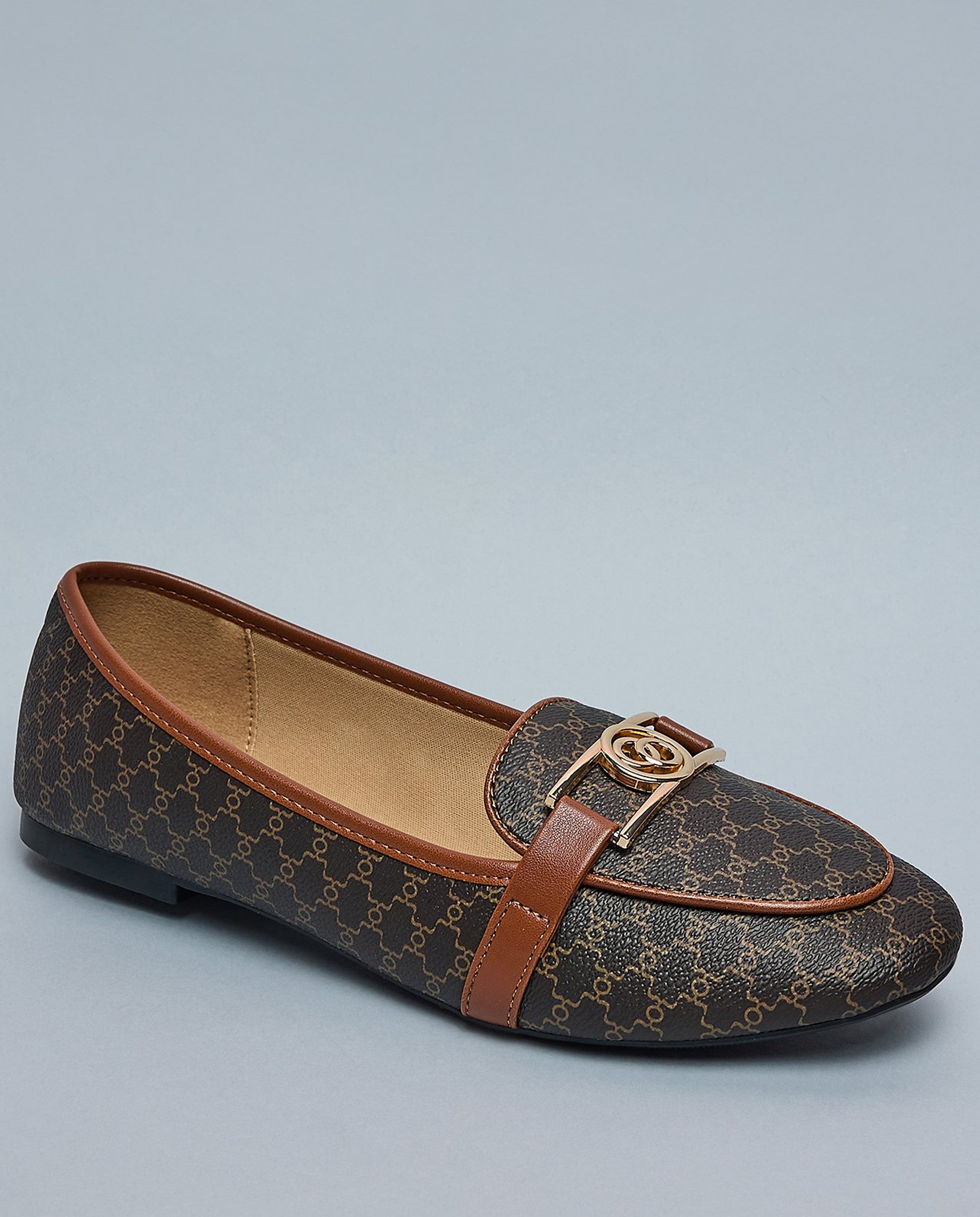 Patterned Loafers