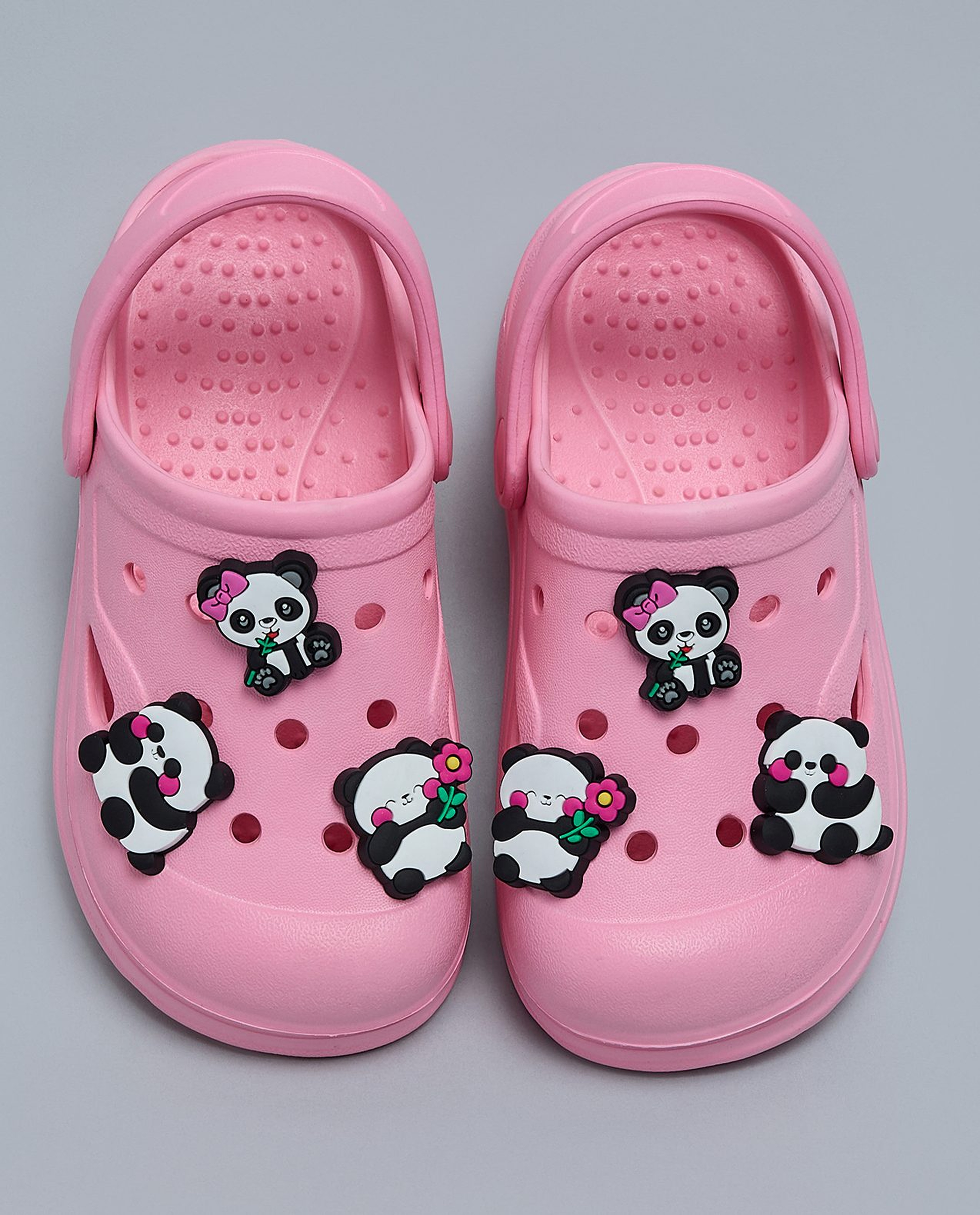 Charm Detail Slingback Clogs