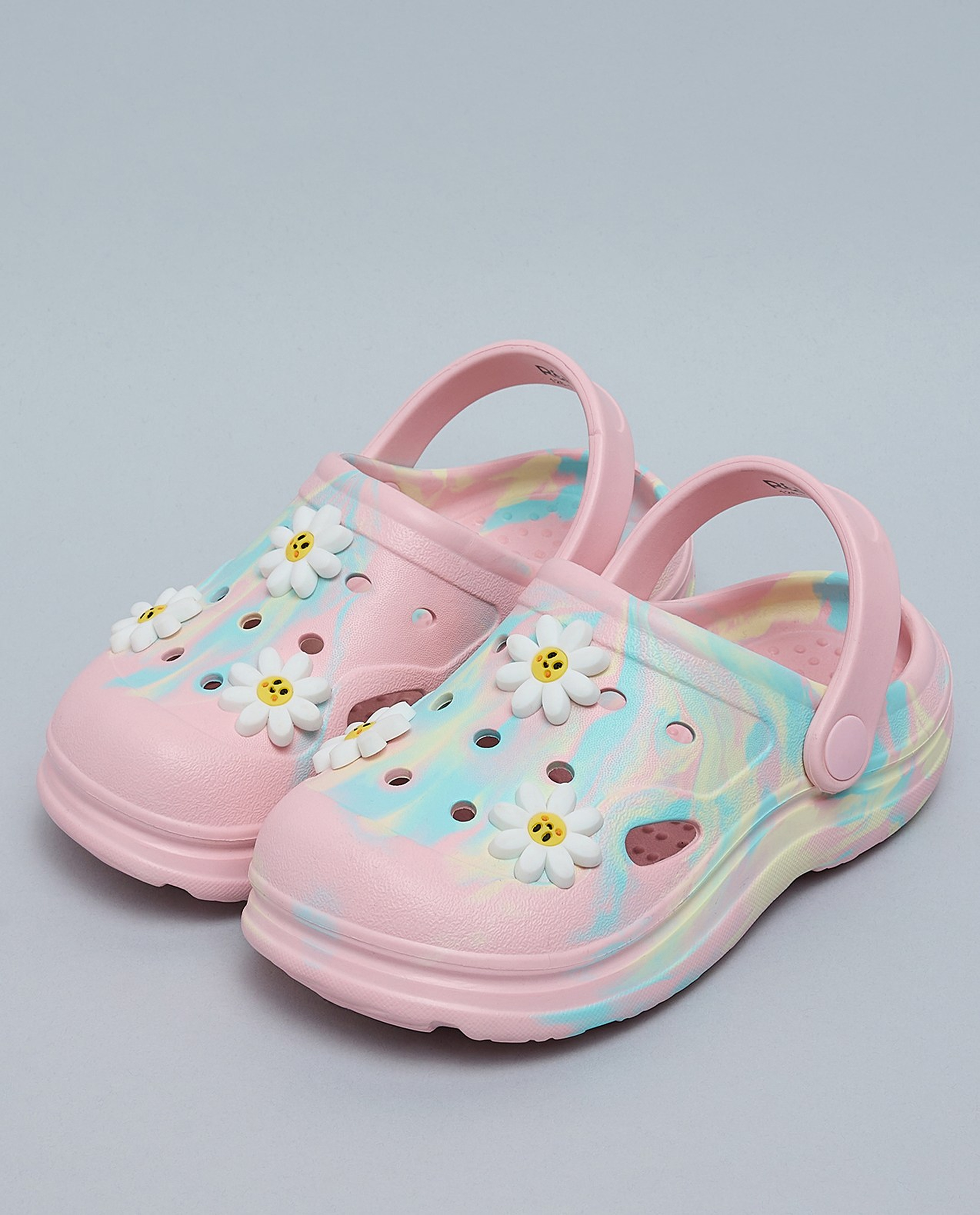 Printed Slingback Clogs