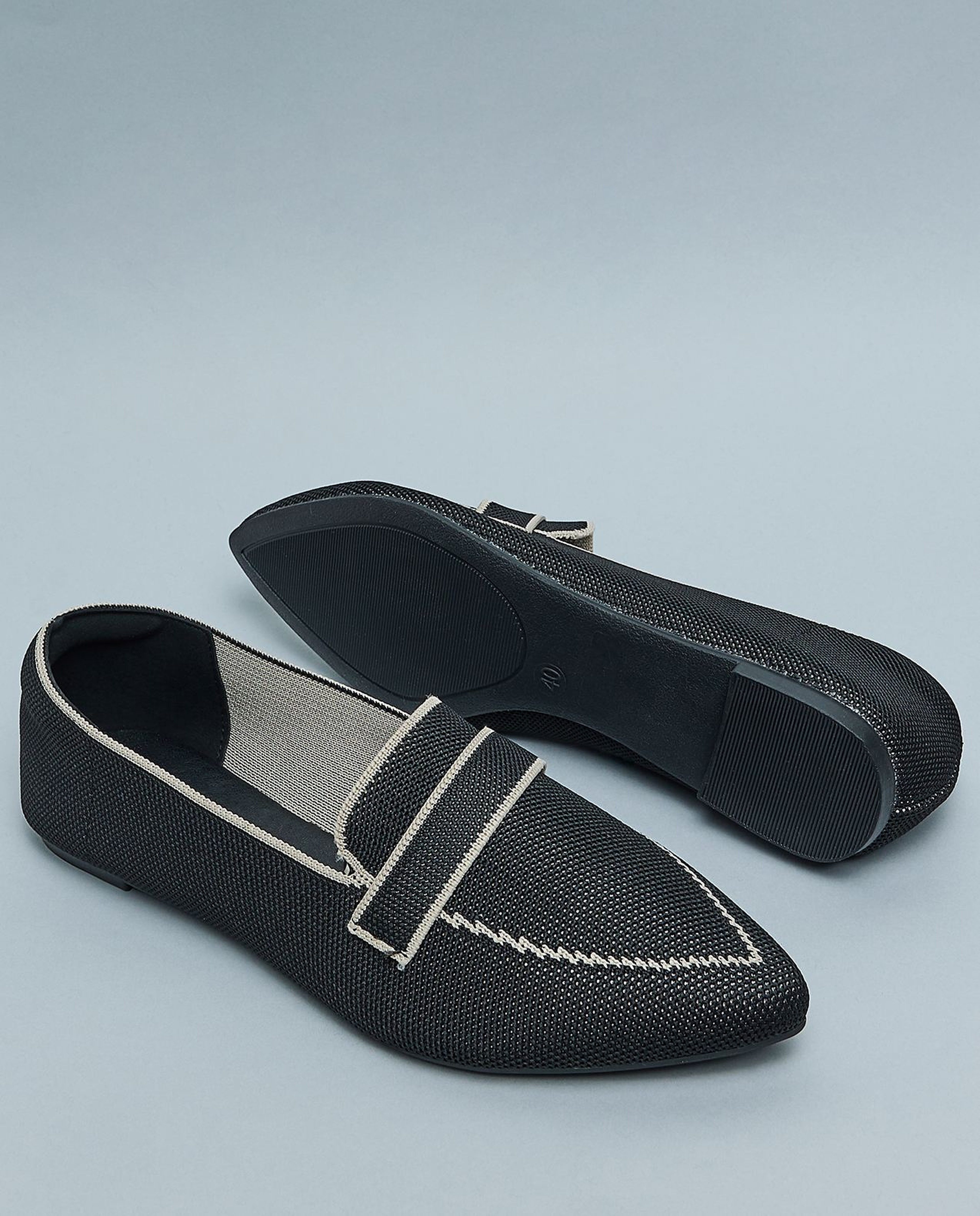 Textured Slip On Shoes