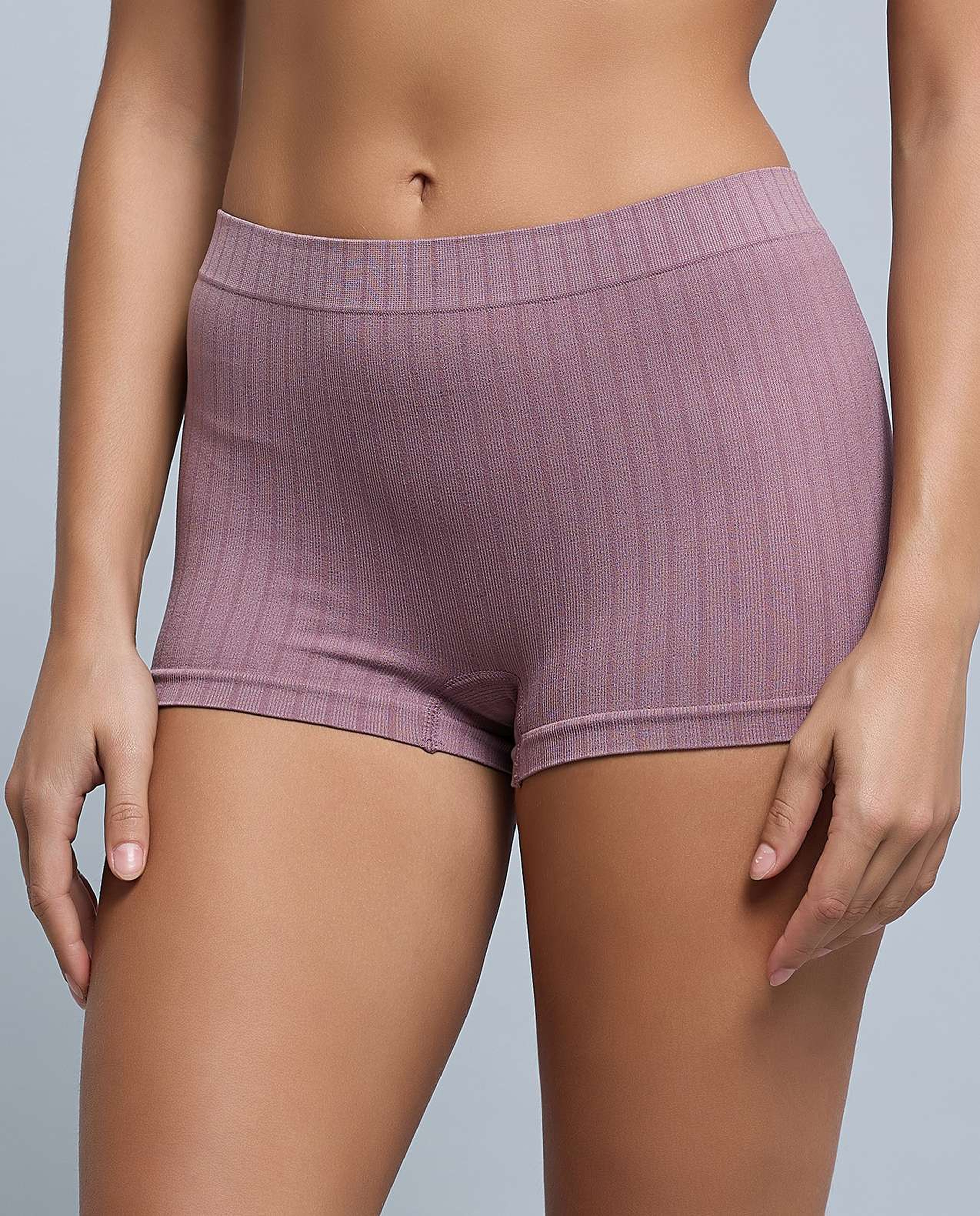 3 Pack Ribbed Seamfree Boyshorts