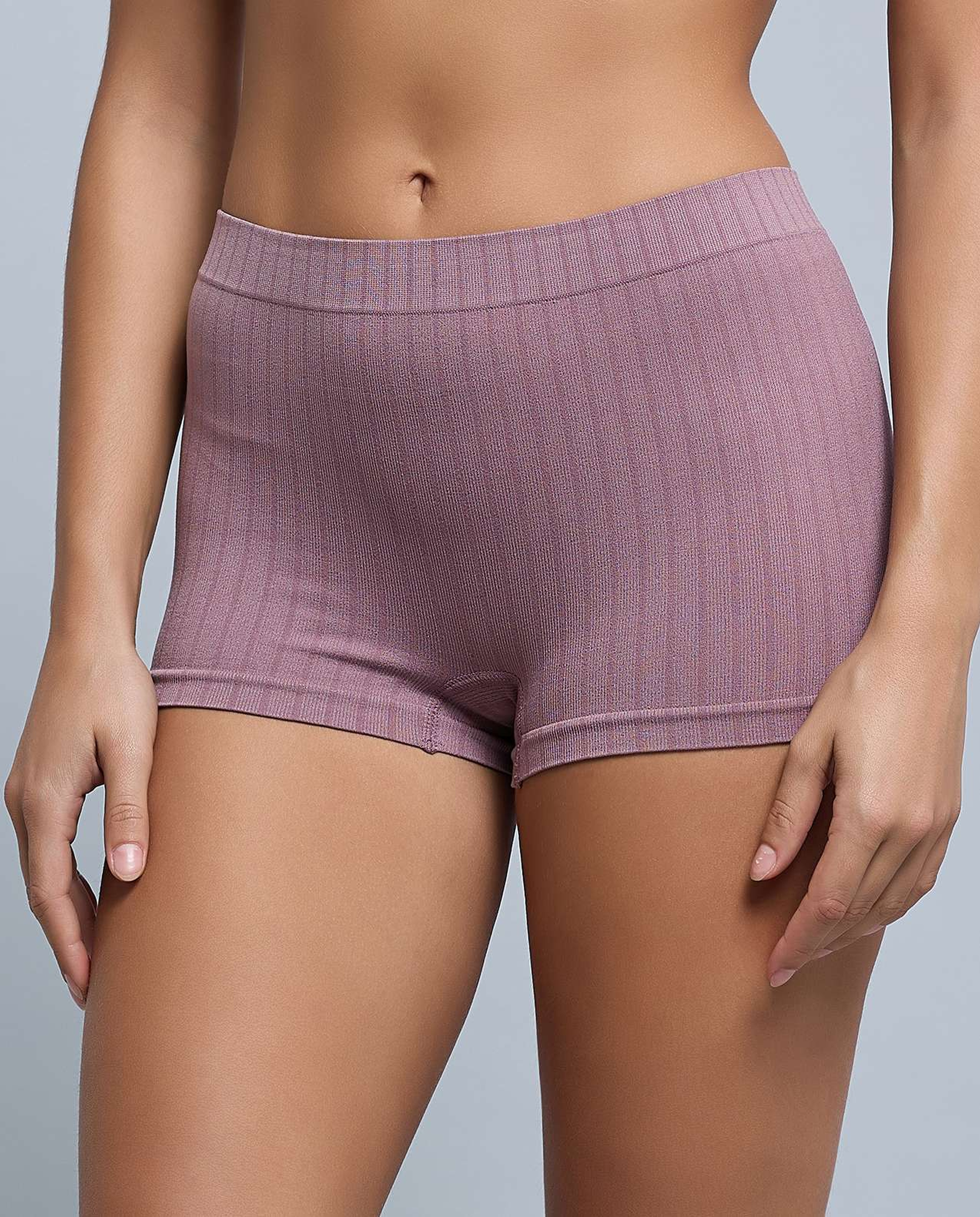 3 Pack Ribbed Seamfree Boyshorts