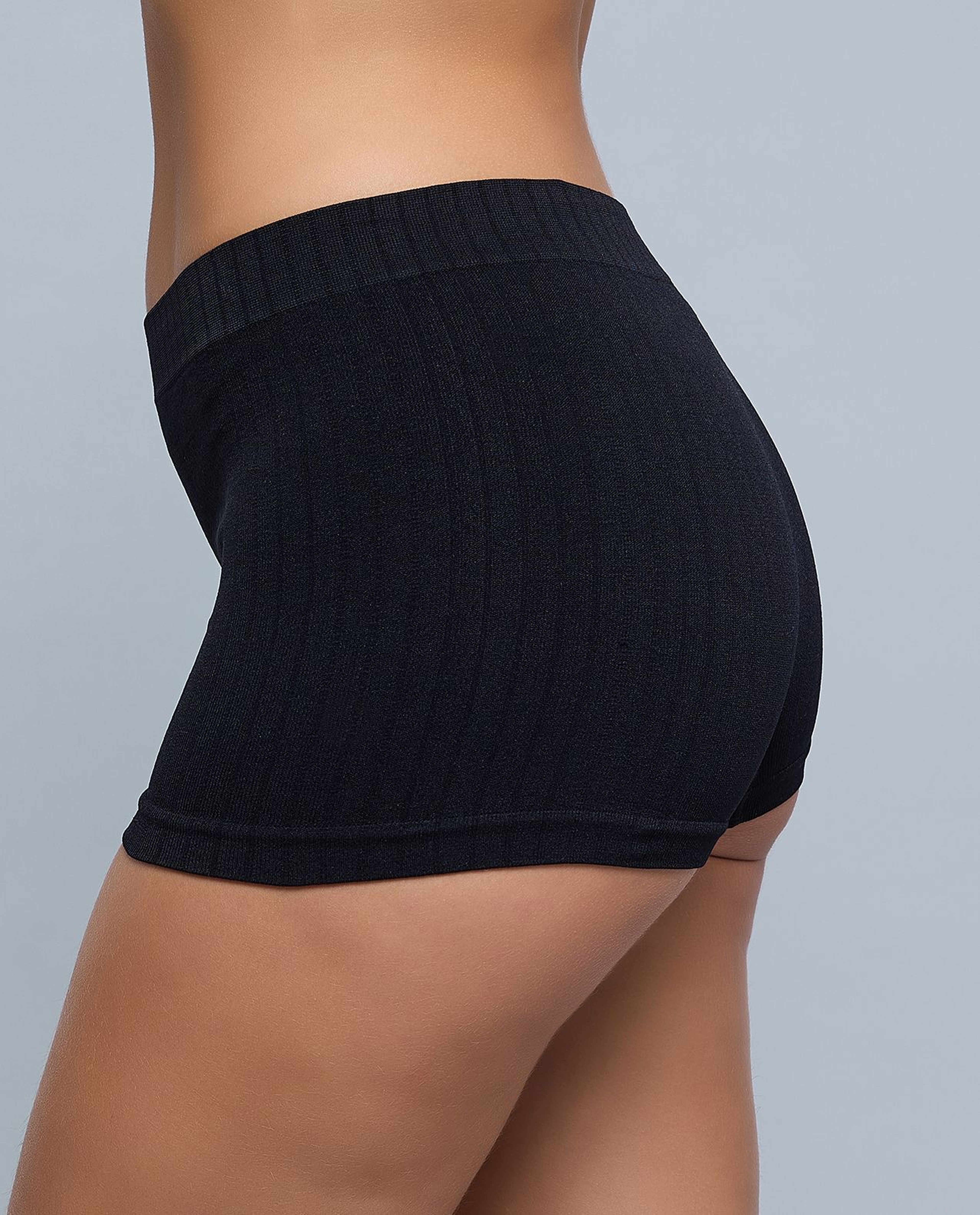 3 Pack Ribbed Seamfree Boyshorts