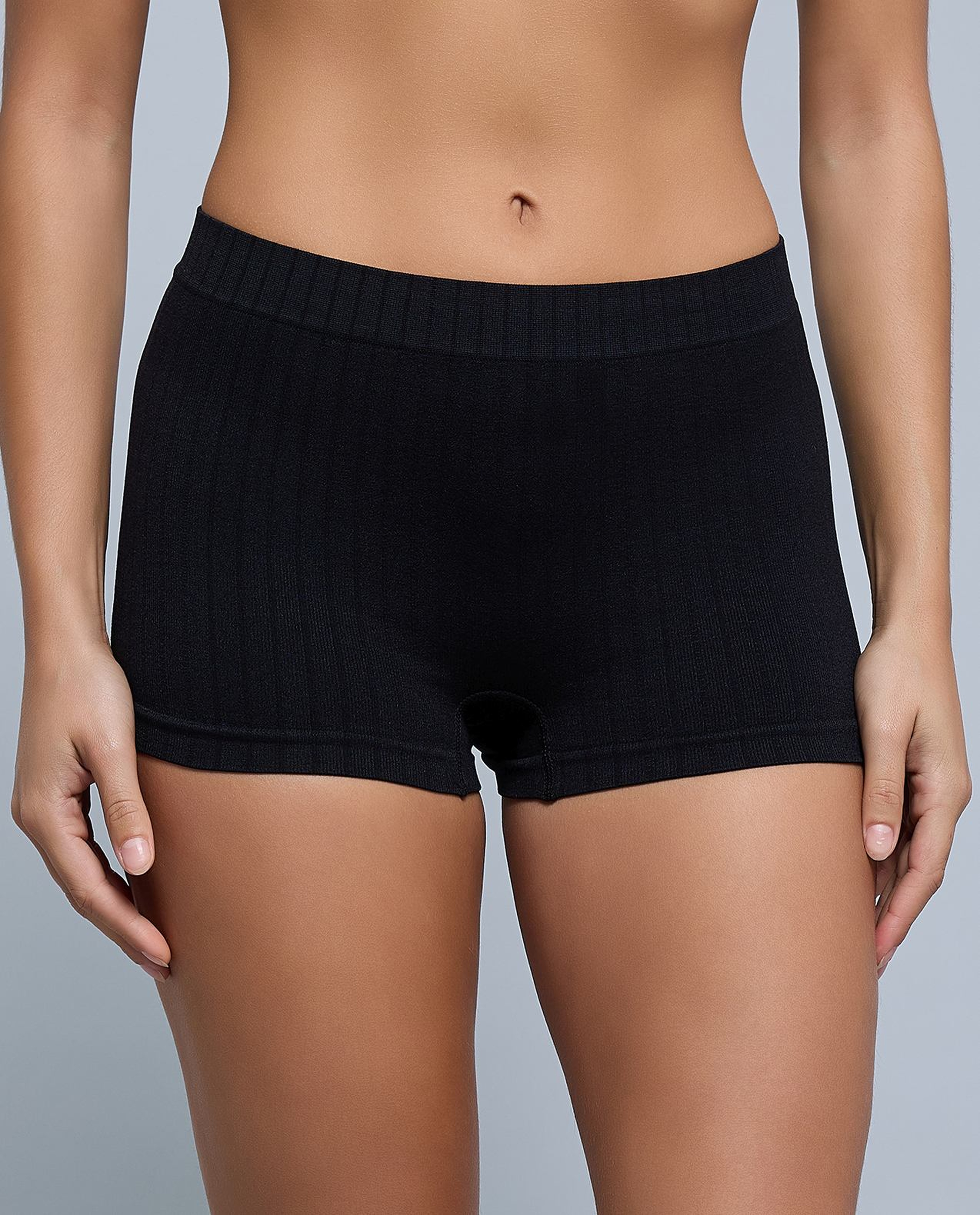 3 Pack Ribbed Seamfree Boyshorts