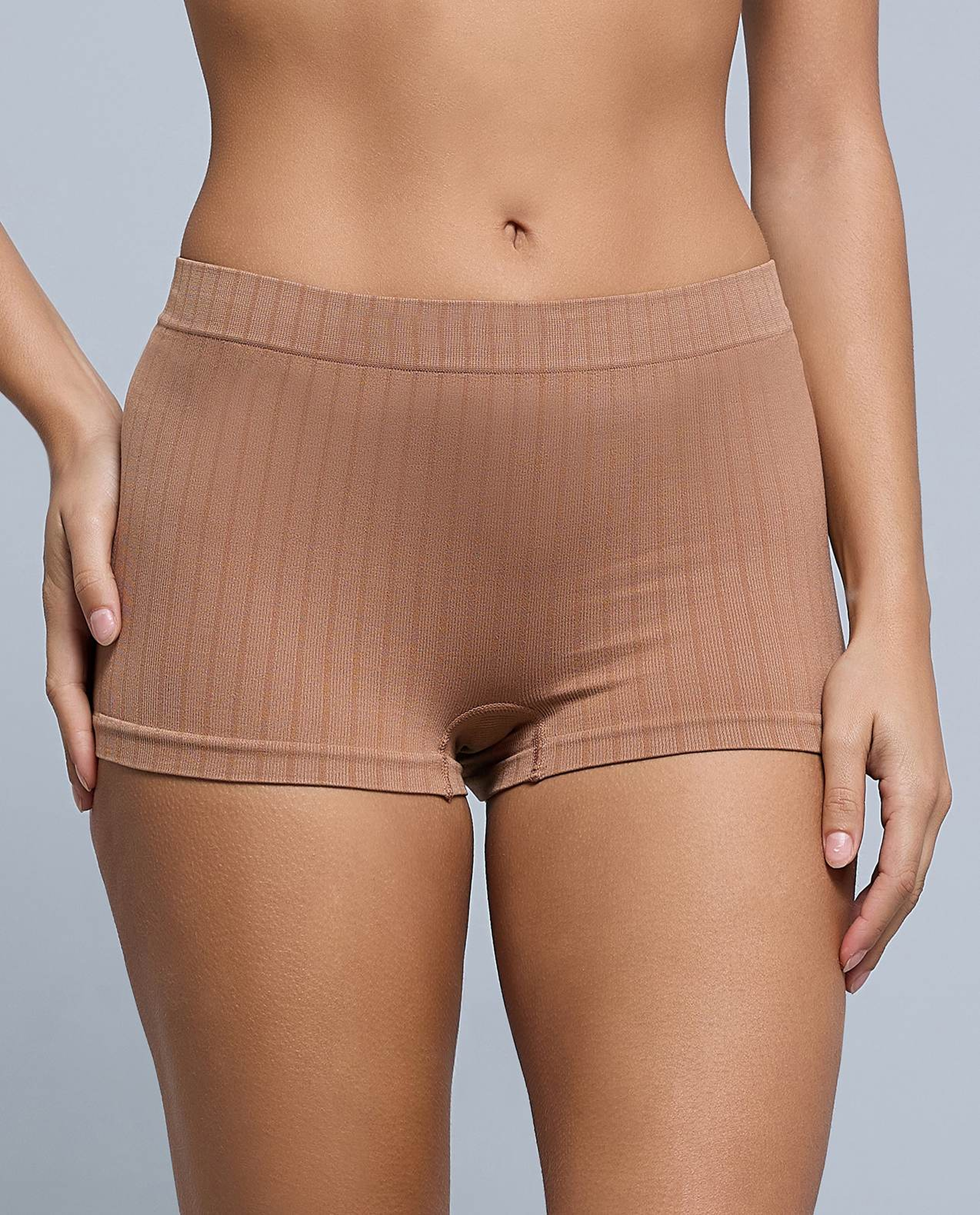 3 Pack Ribbed Seamfree Boyshorts