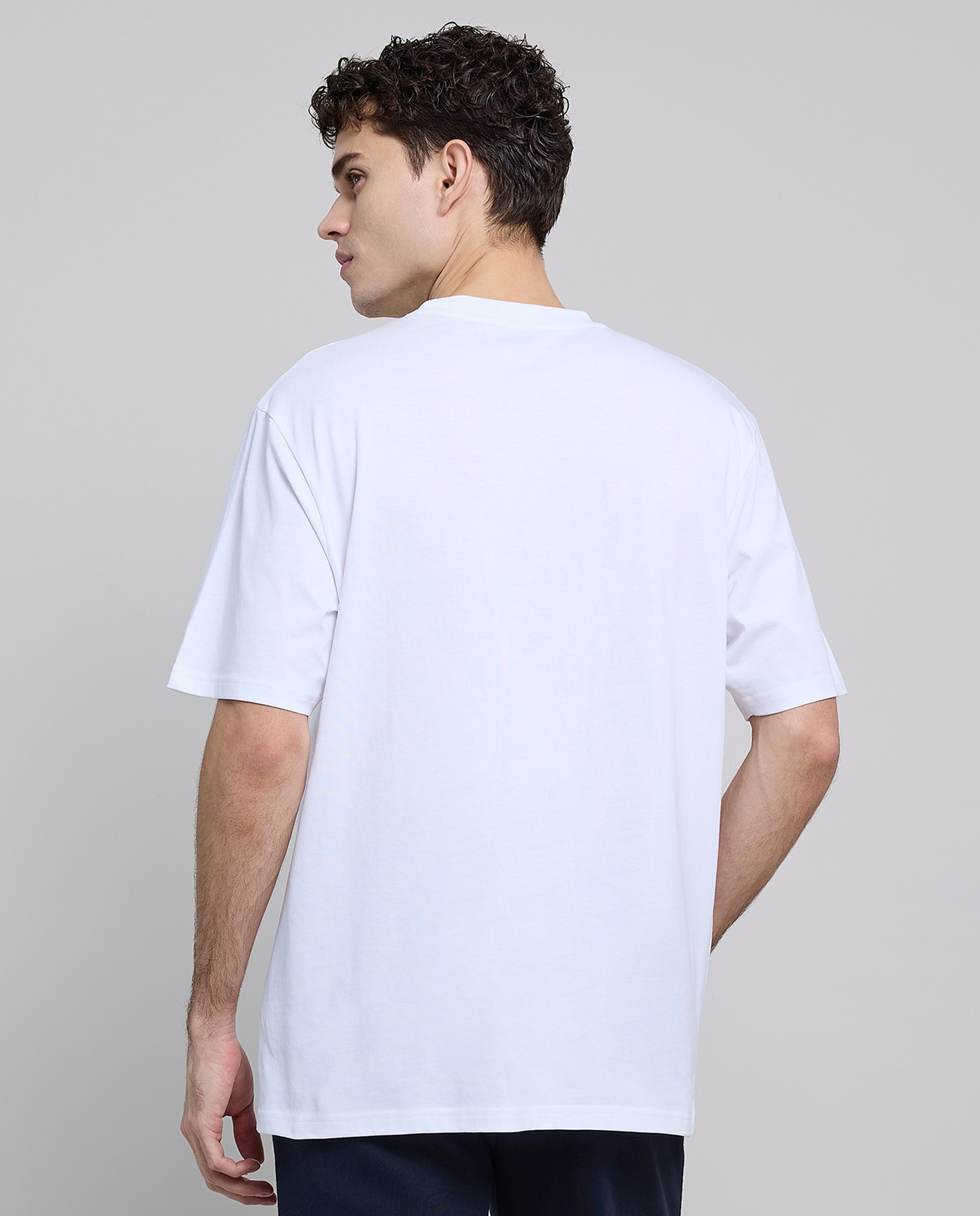 Printed T-Shirt with Crew Neck and Short Sleeves