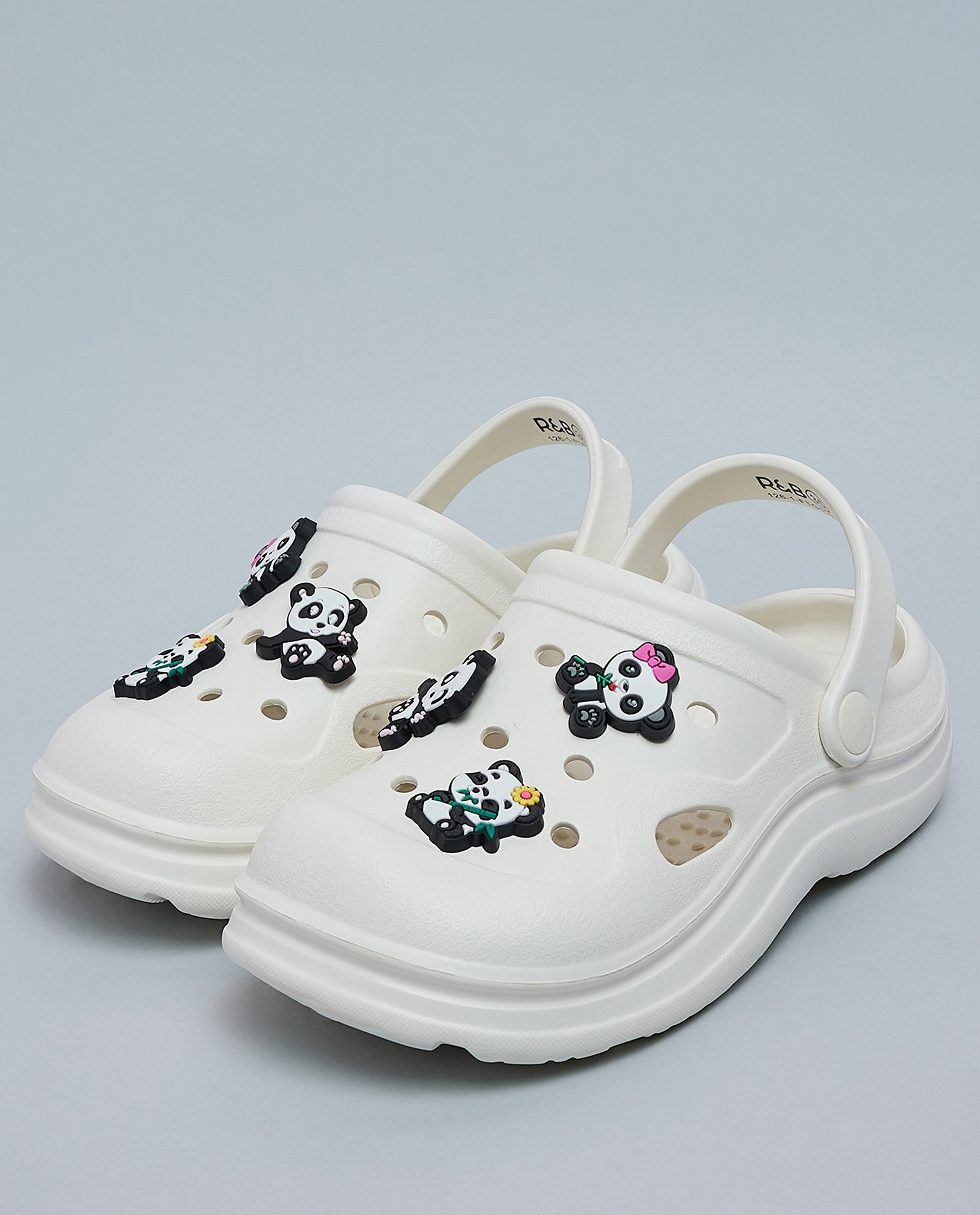 Charm Detail Slingback Clogs