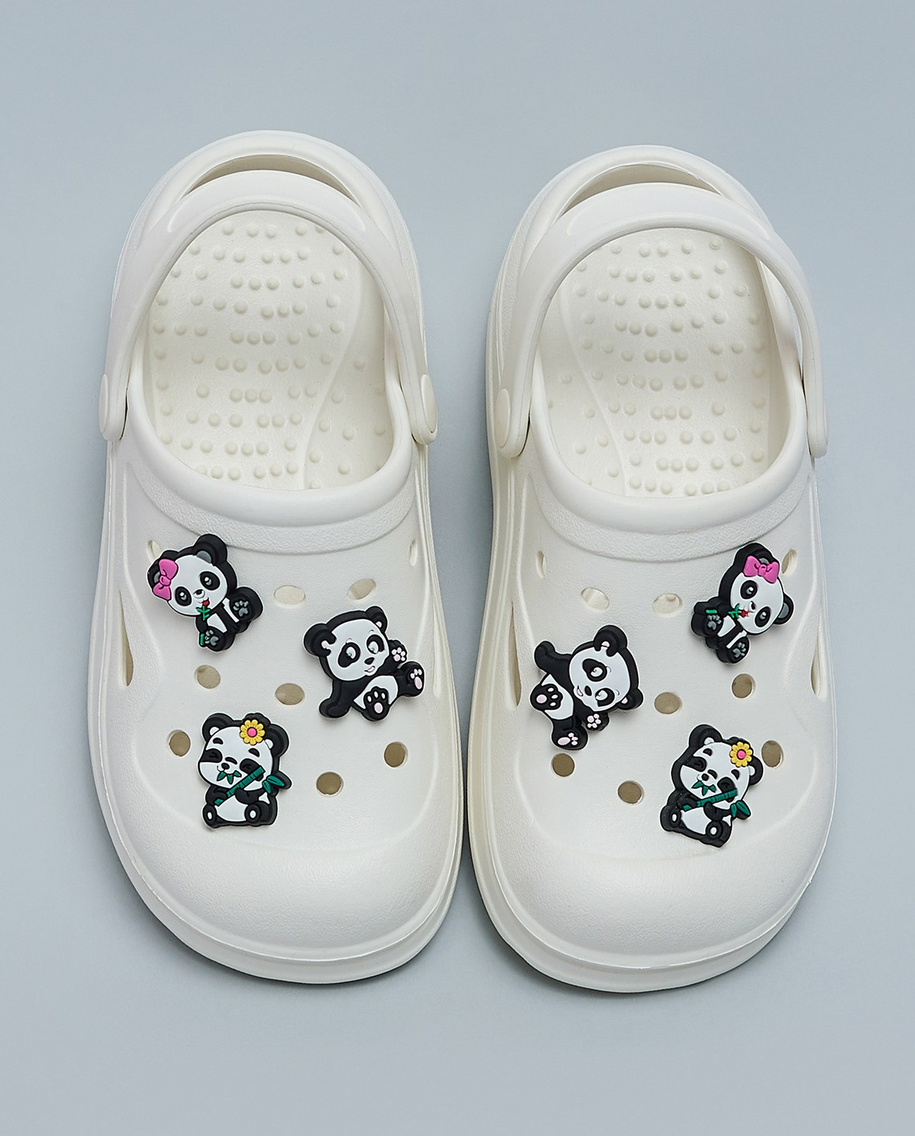 Charm Detail Slingback Clogs