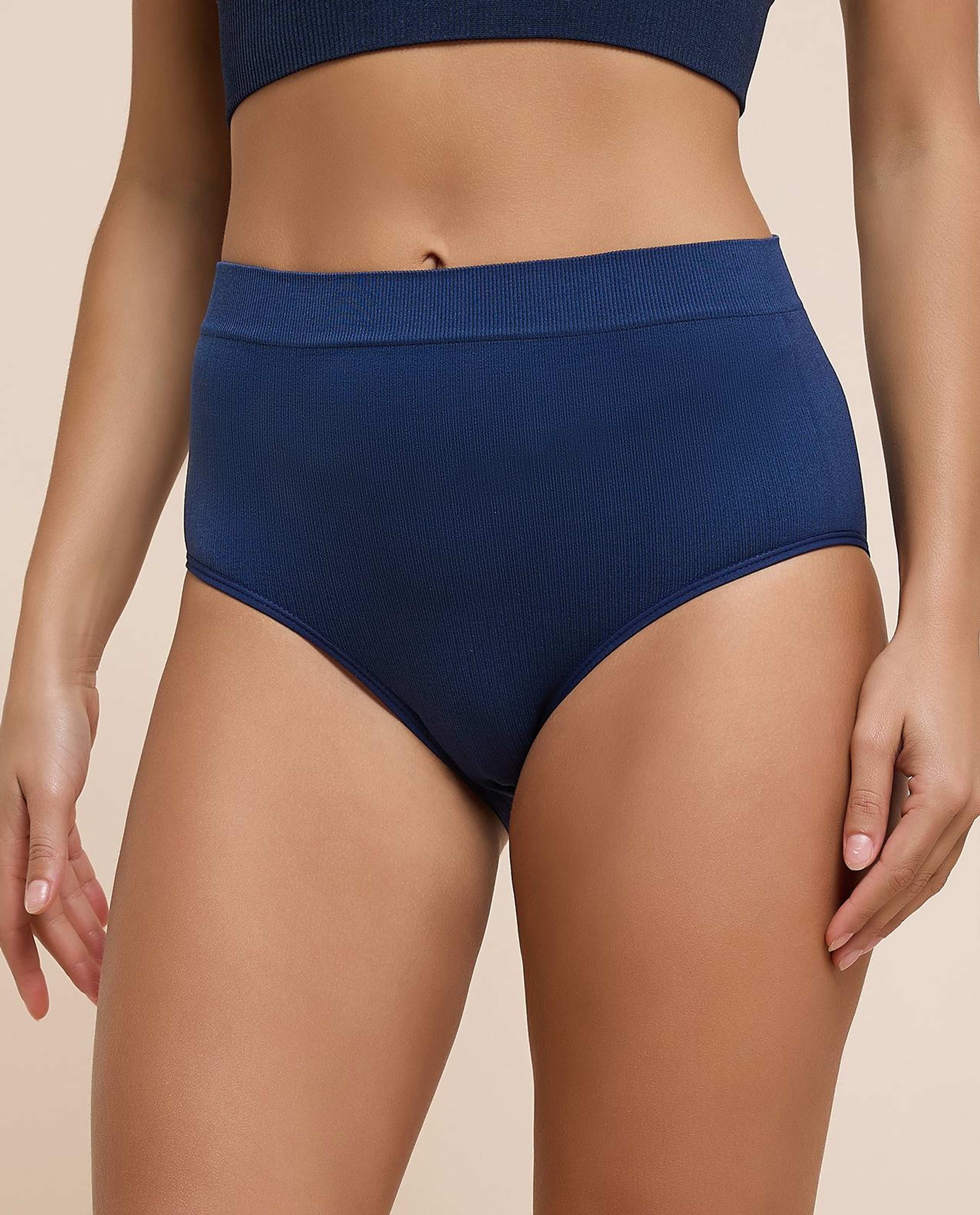 3 Pack Ribbed Seamfree Full Briefs