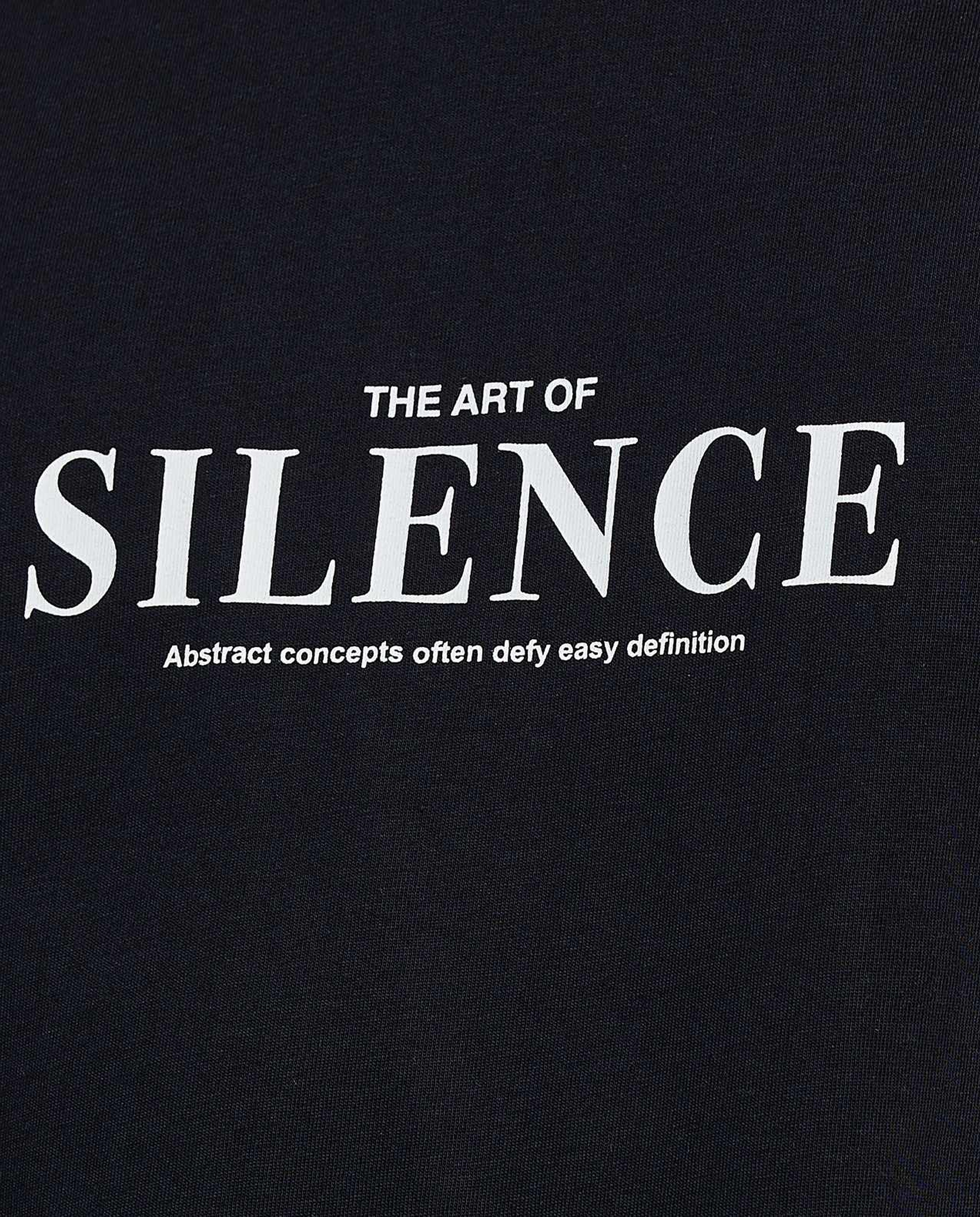 Typography Print T-Shirt with Crew Neck and Short Sleeves