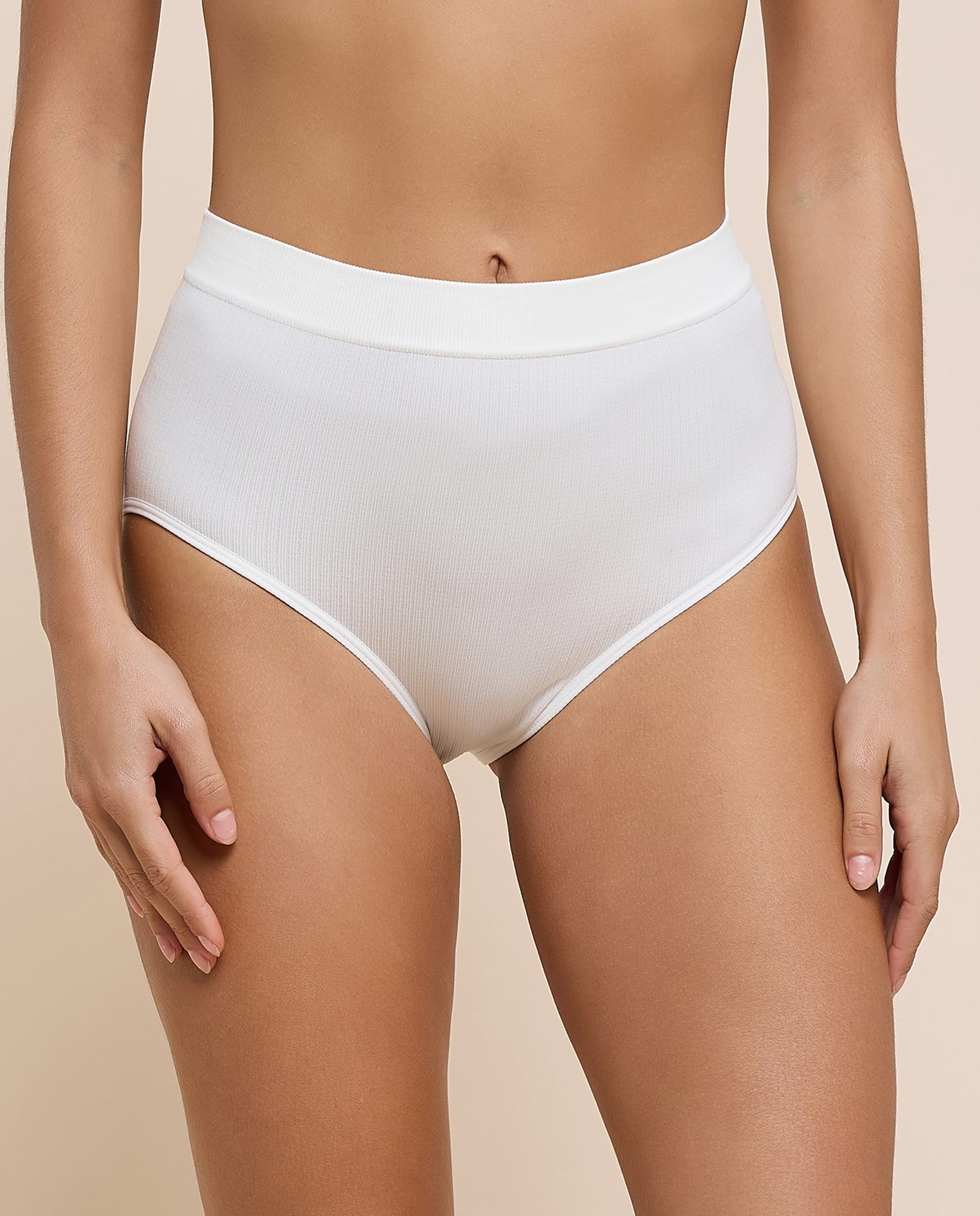 3 Pack Ribbed Seamfree Full Briefs