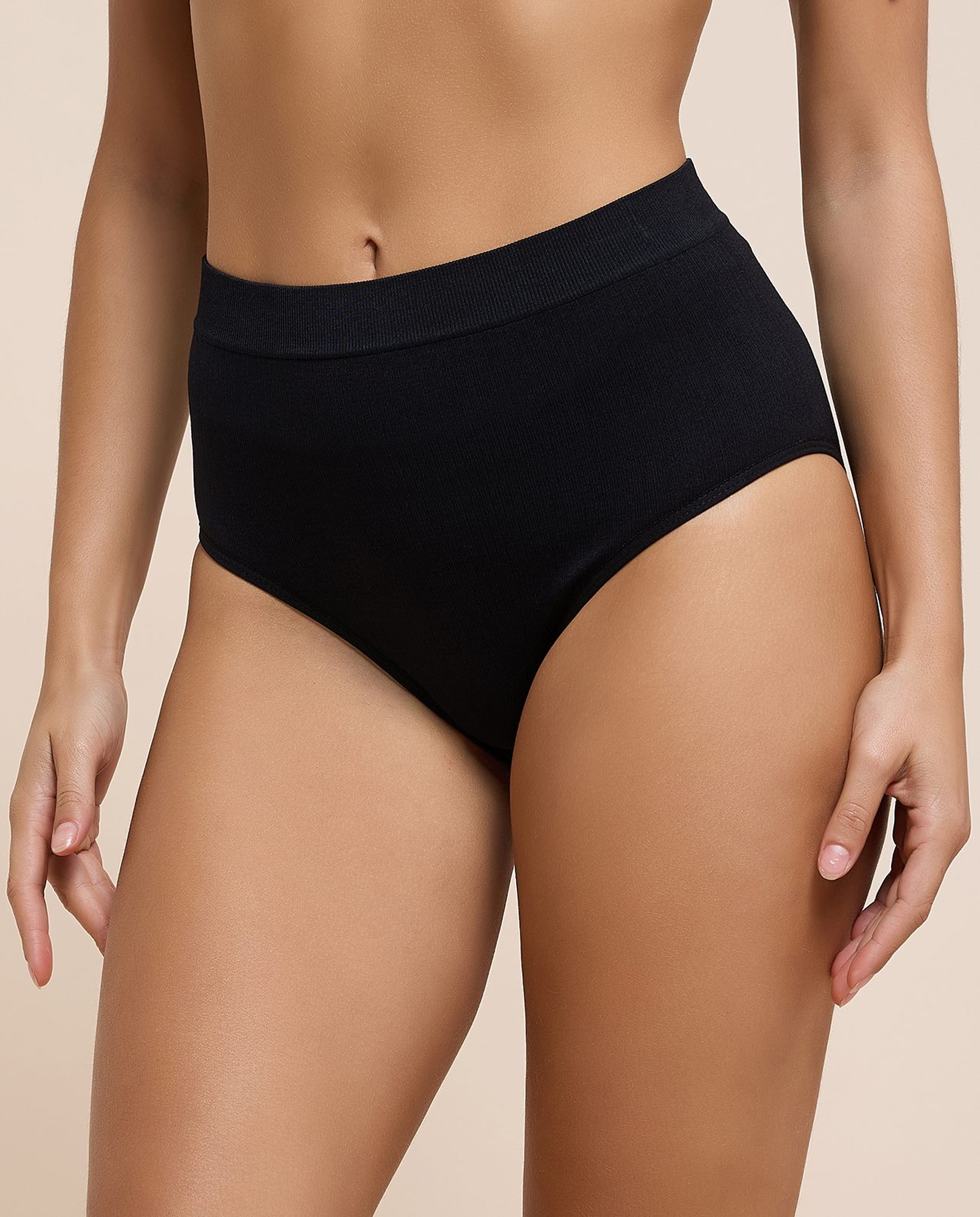 3 Pack Ribbed Seamfree Full Briefs