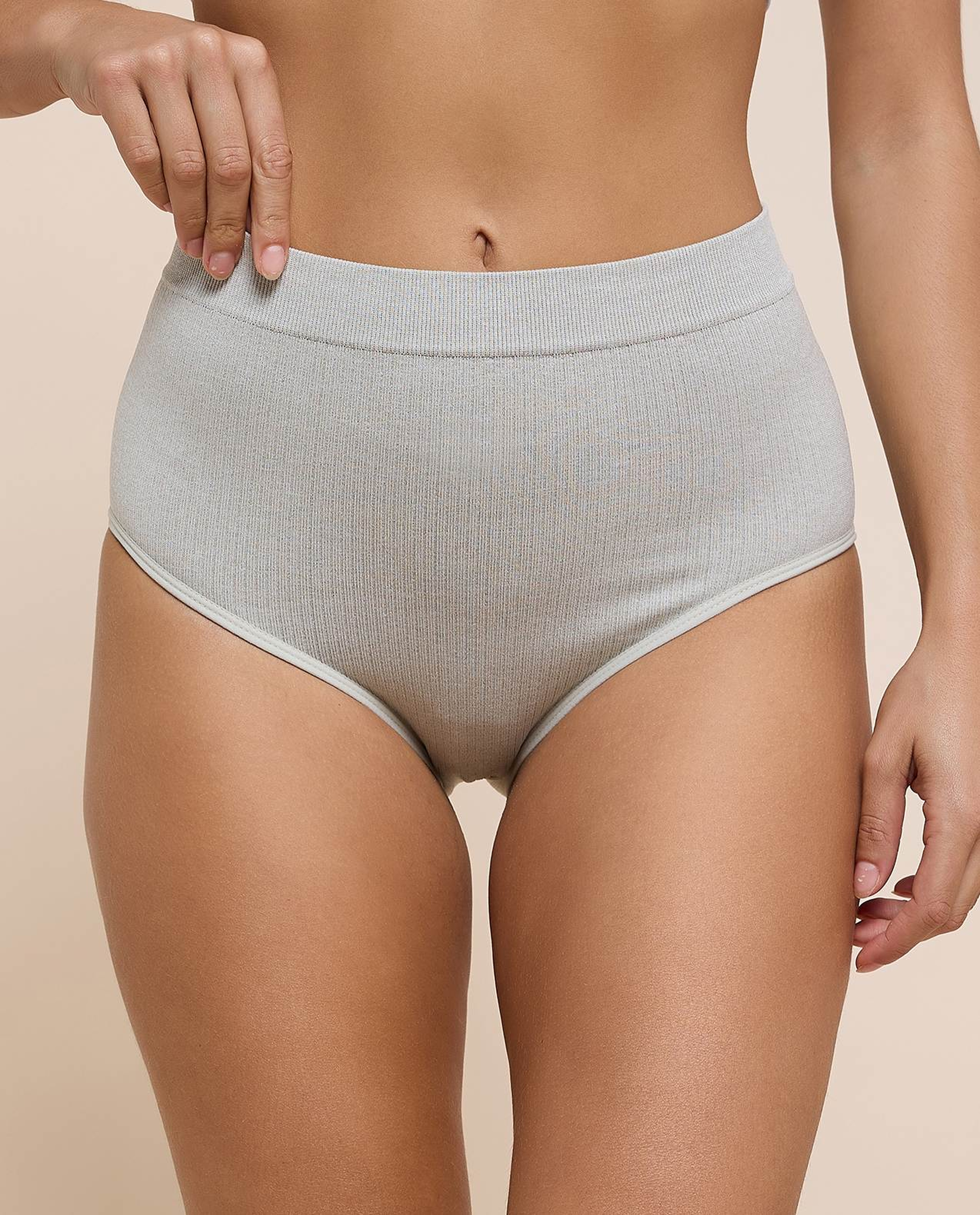 3 Pack Ribbed Seamfree Full Briefs