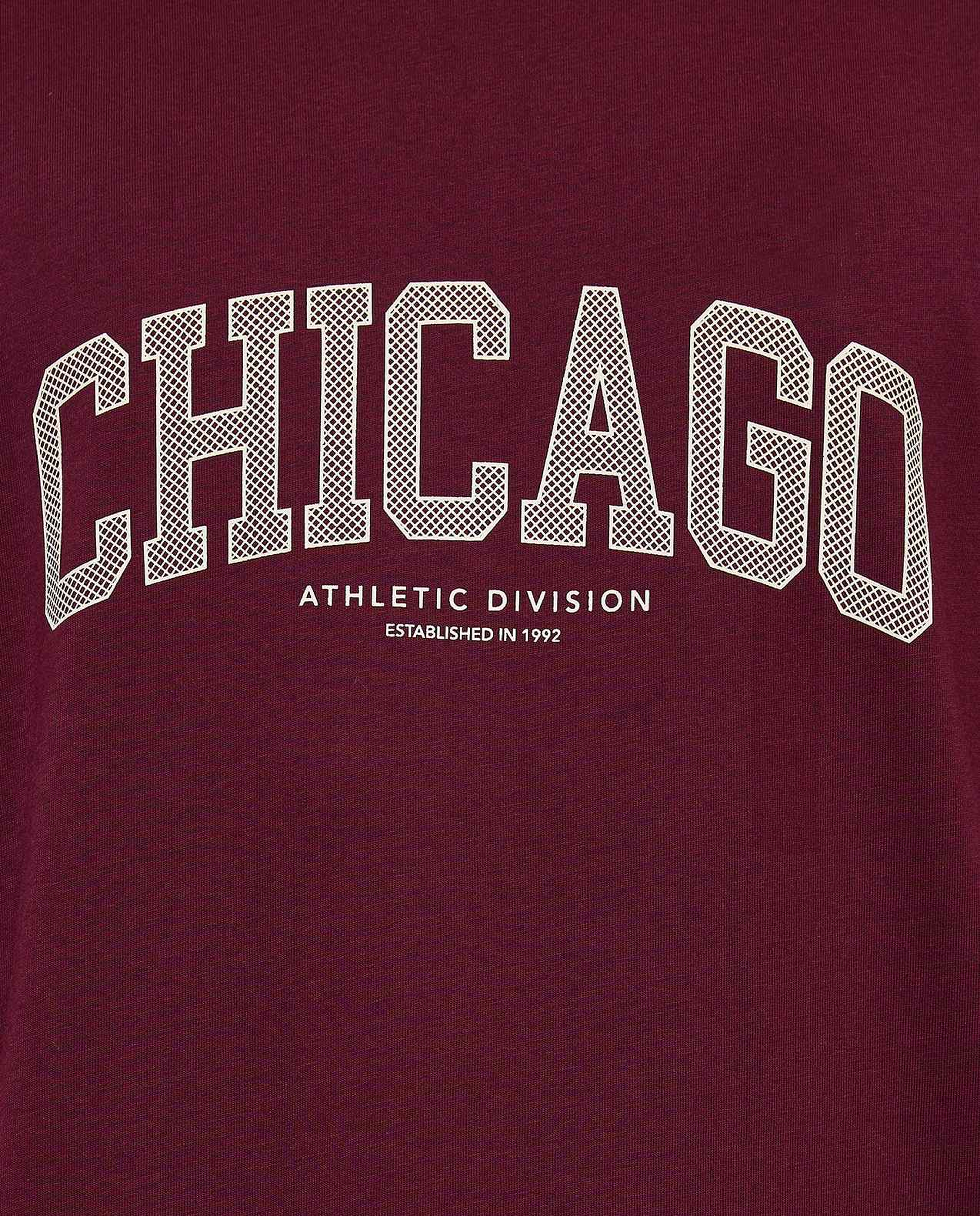 Typography Print T-Shirt with Crew Neck and Short Sleeves