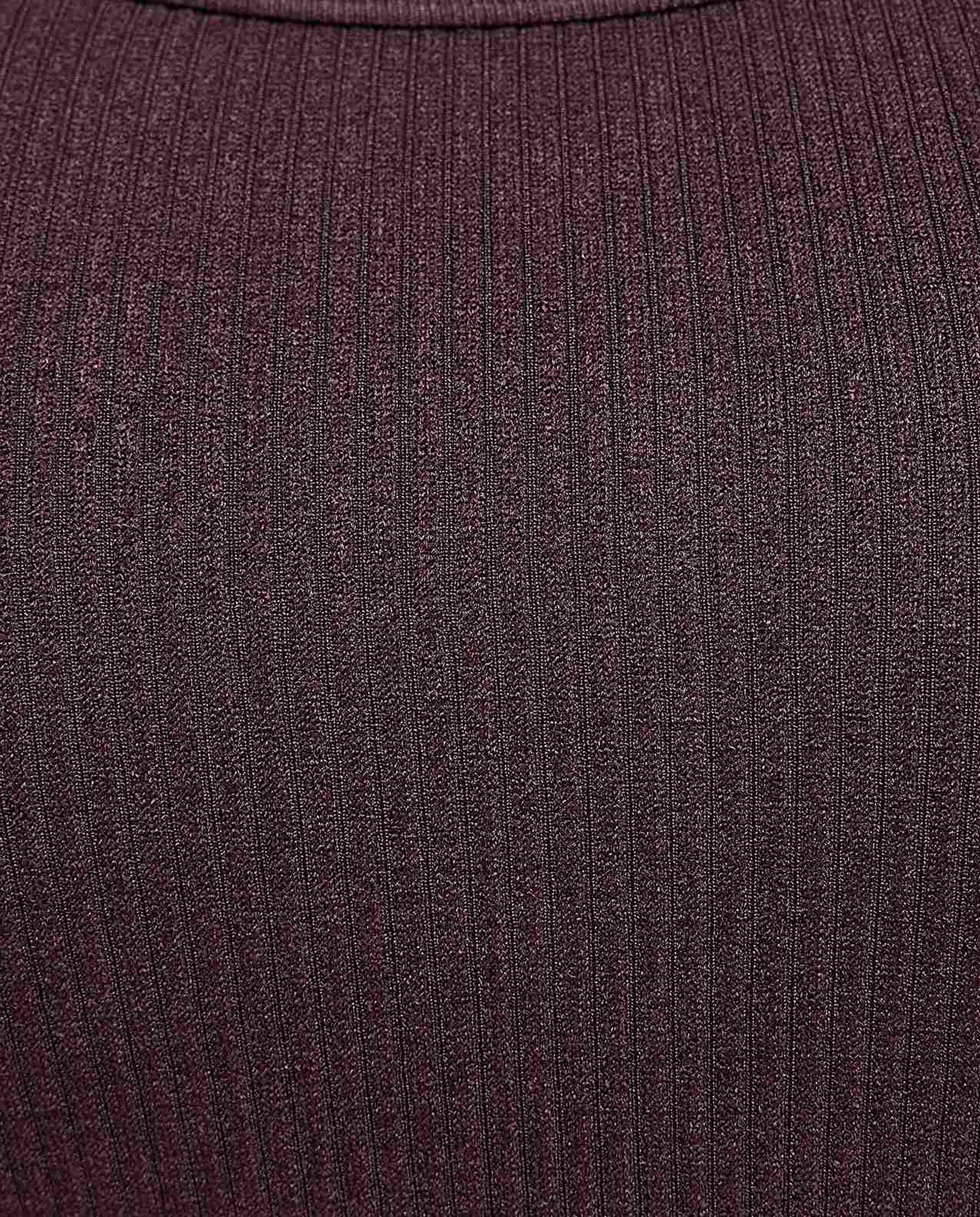 Ribbed Padded Sports Bra