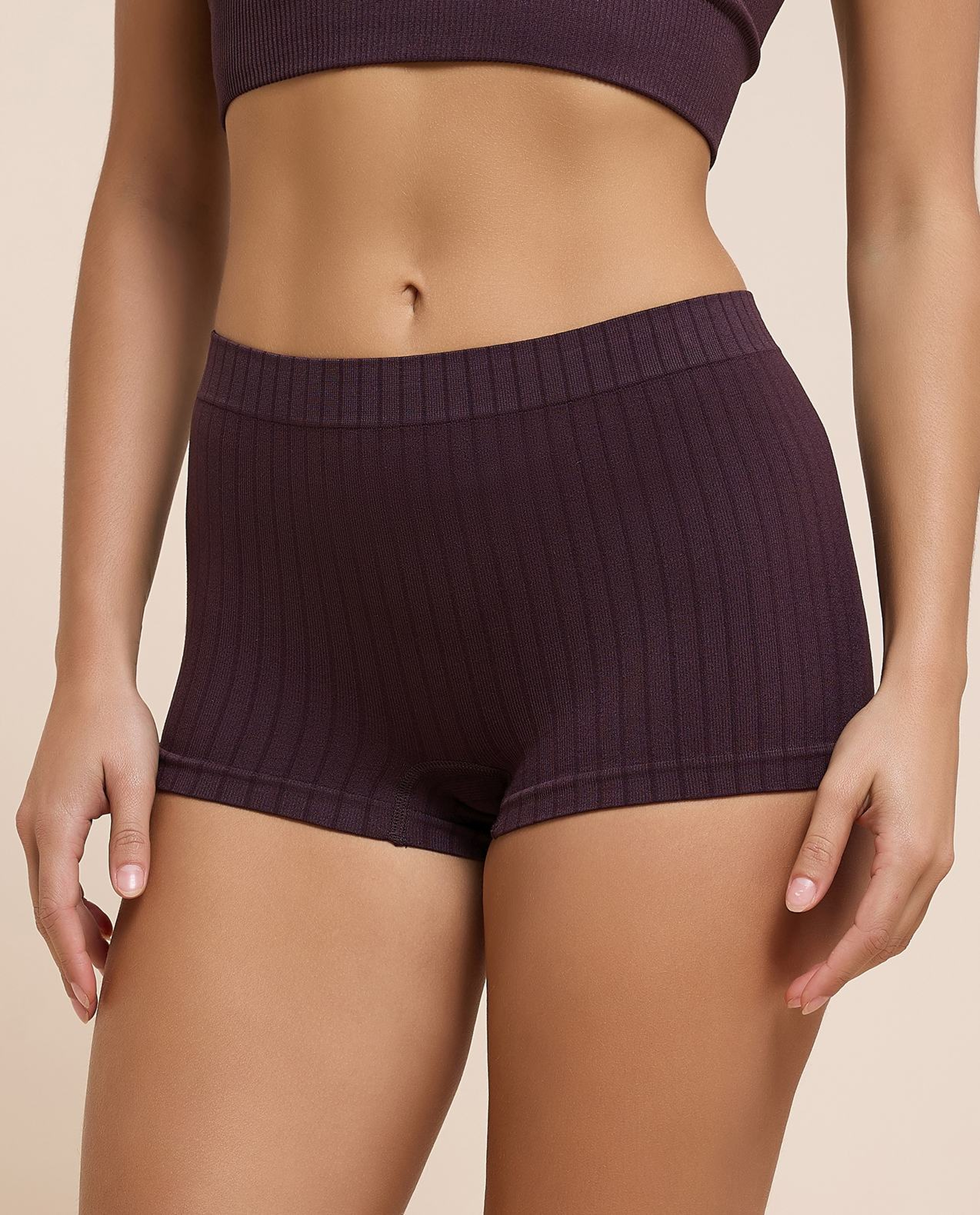 3 Pack Ribbed Seamfree Boyshorts