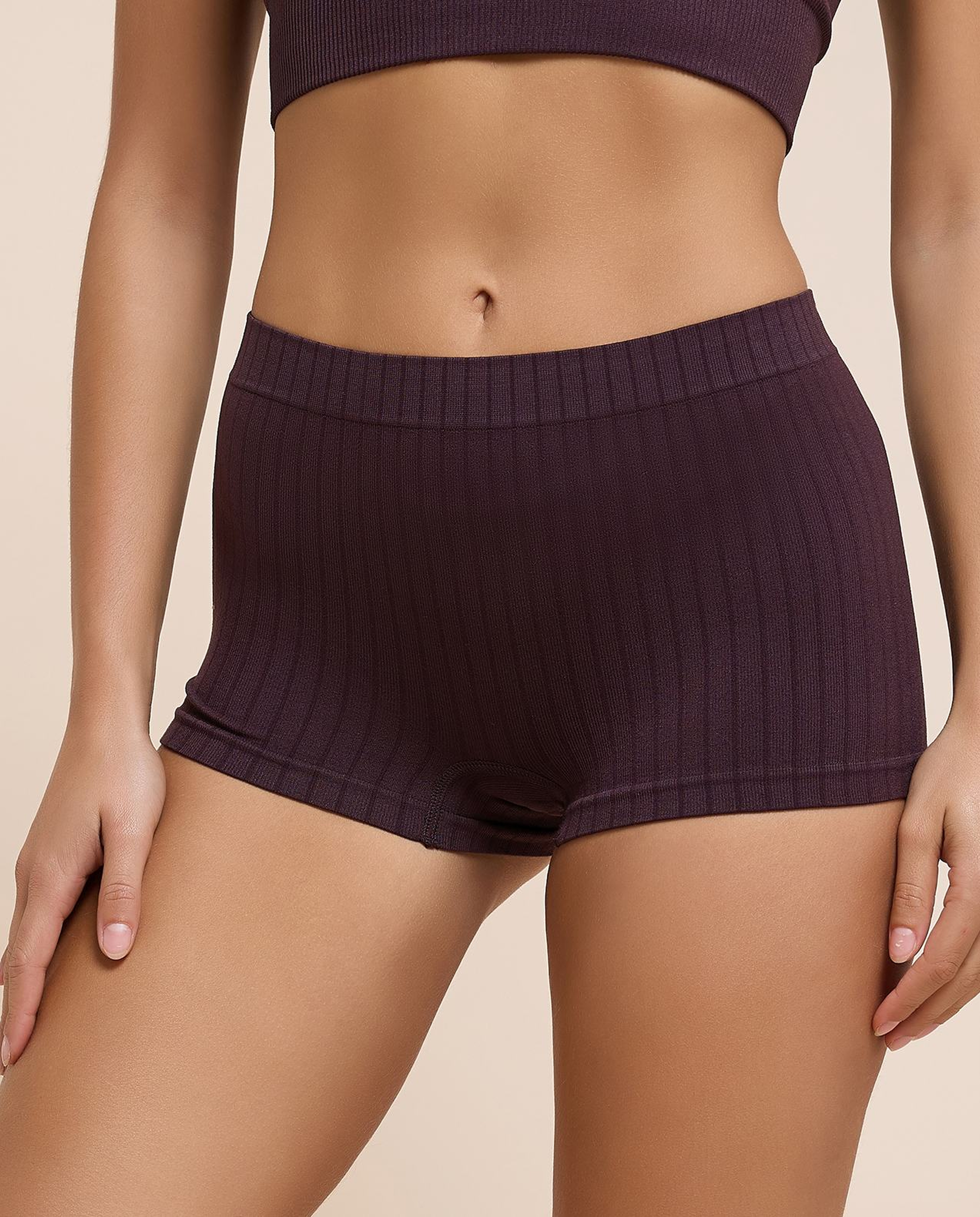 3 Pack Ribbed Seamfree Boyshorts