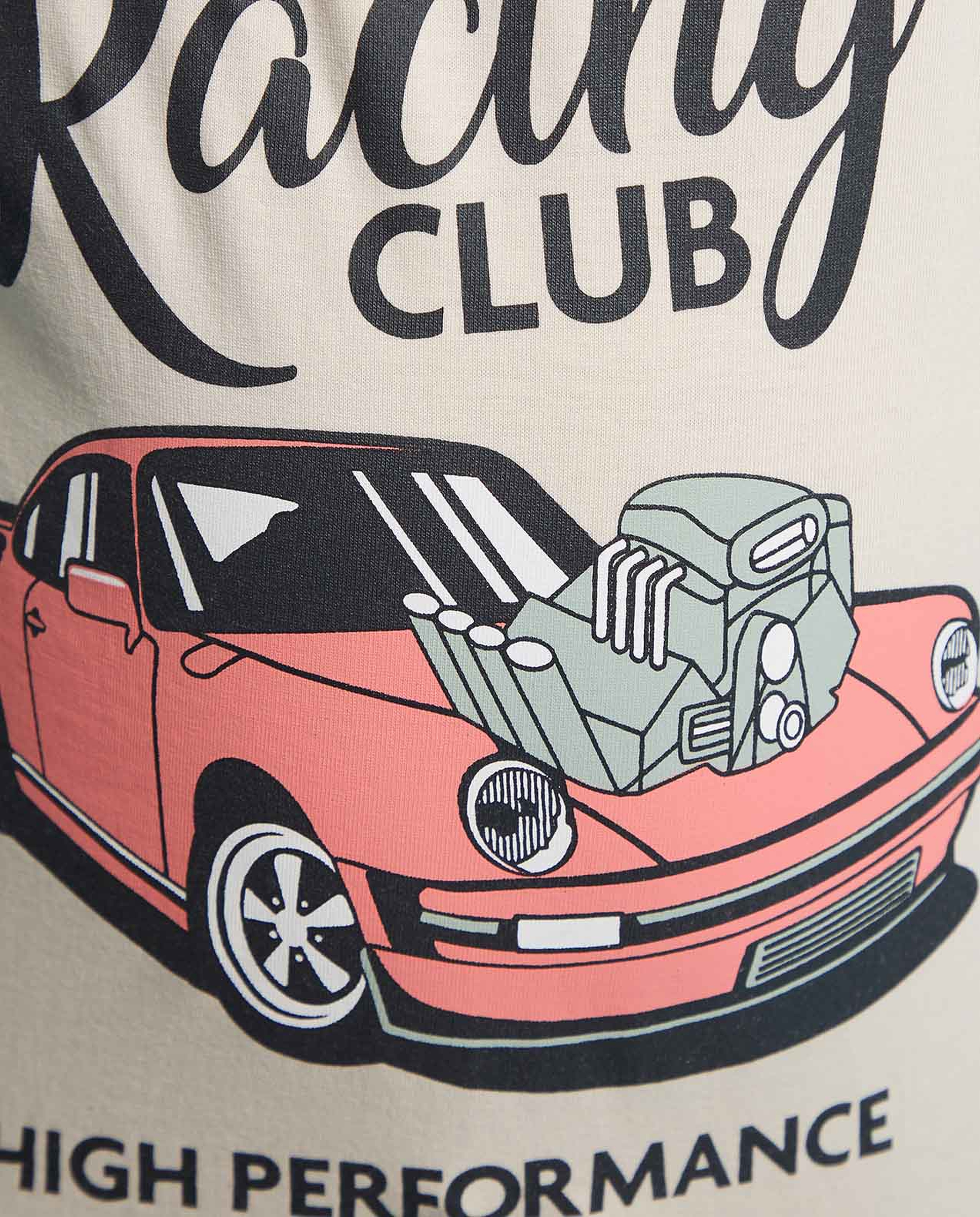 Printed T-Shirt with Crew Neck and Short Sleeves