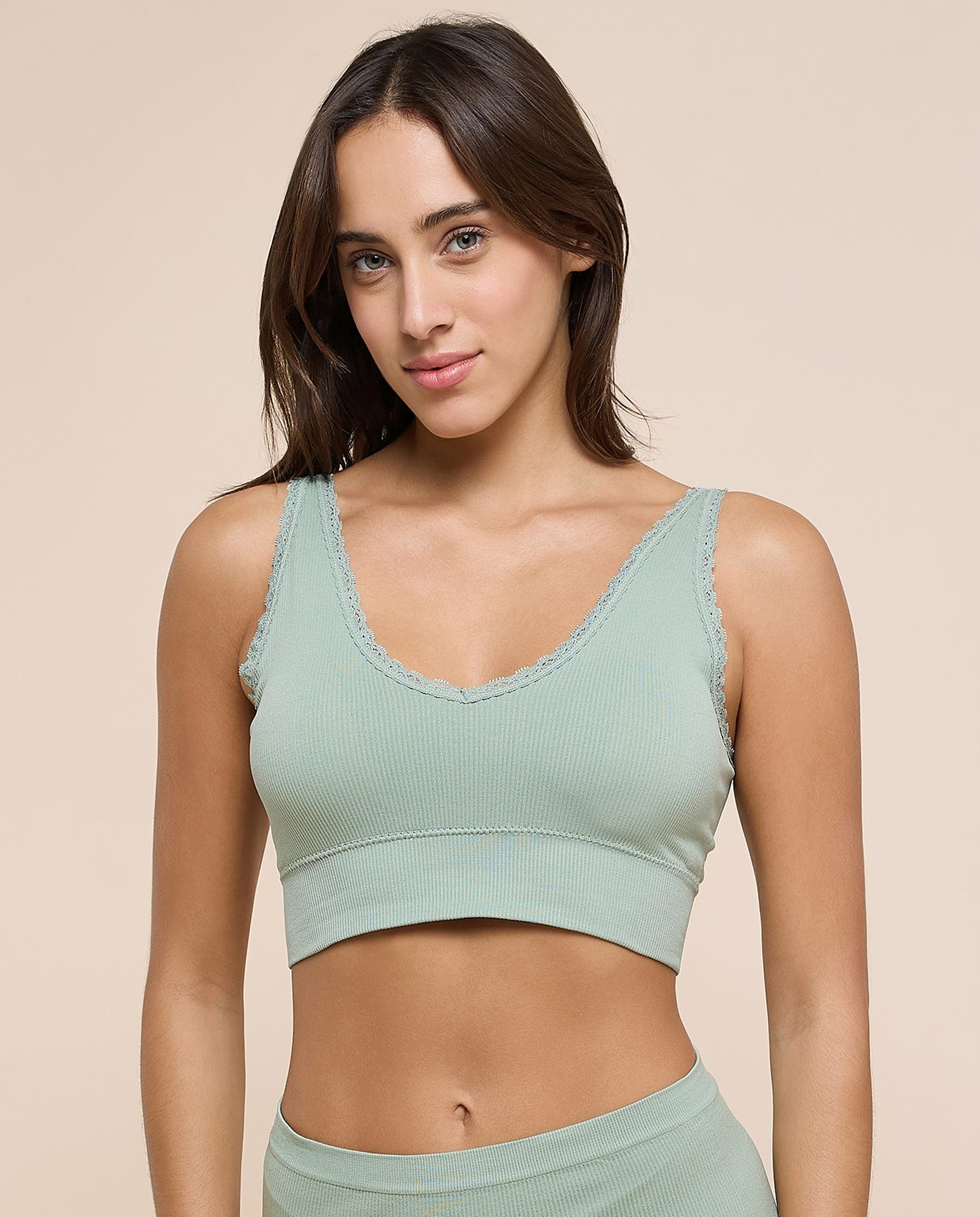 2 Pack Ribbed Sports Bra