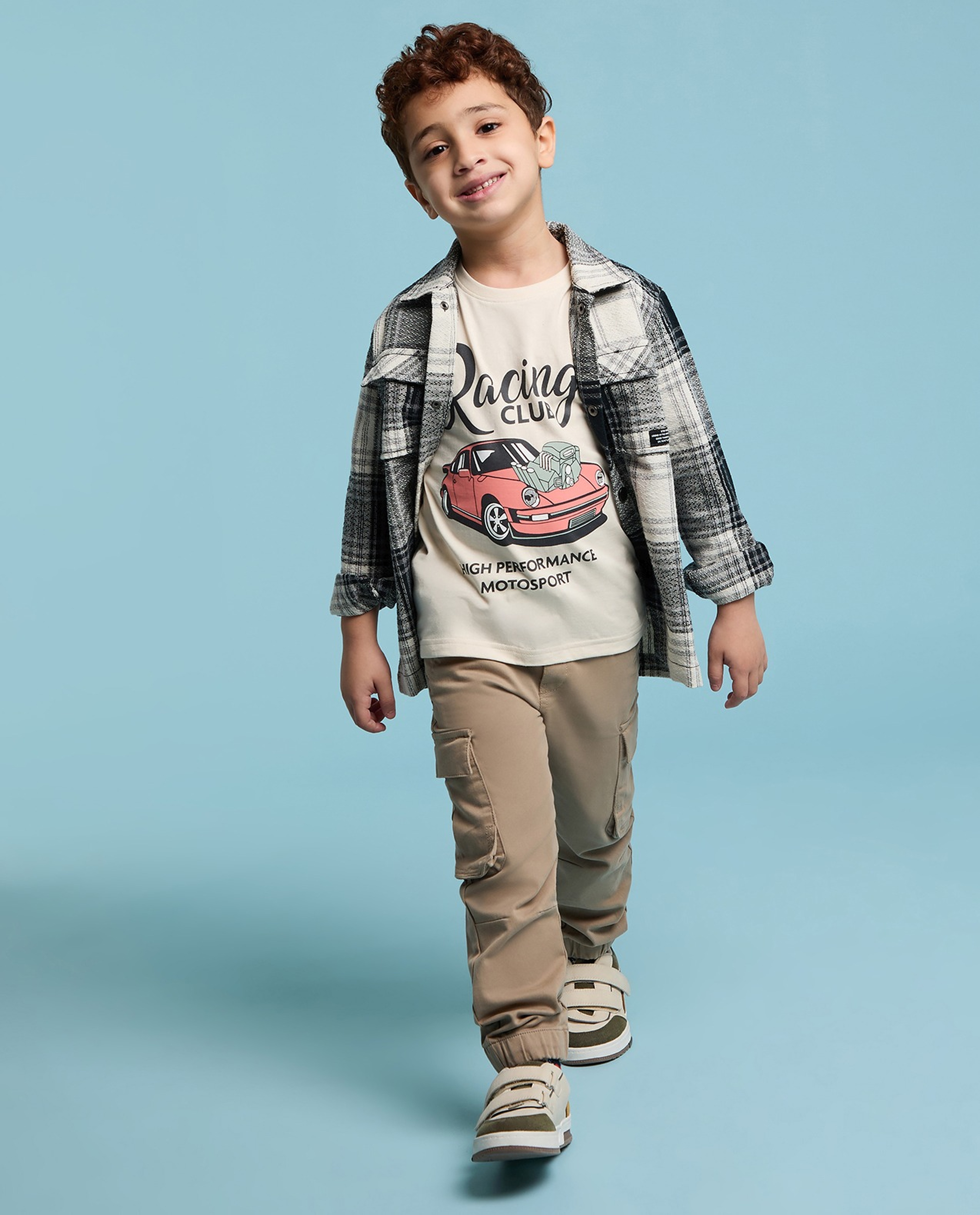 Printed T-Shirt with Crew Neck and Short Sleeves