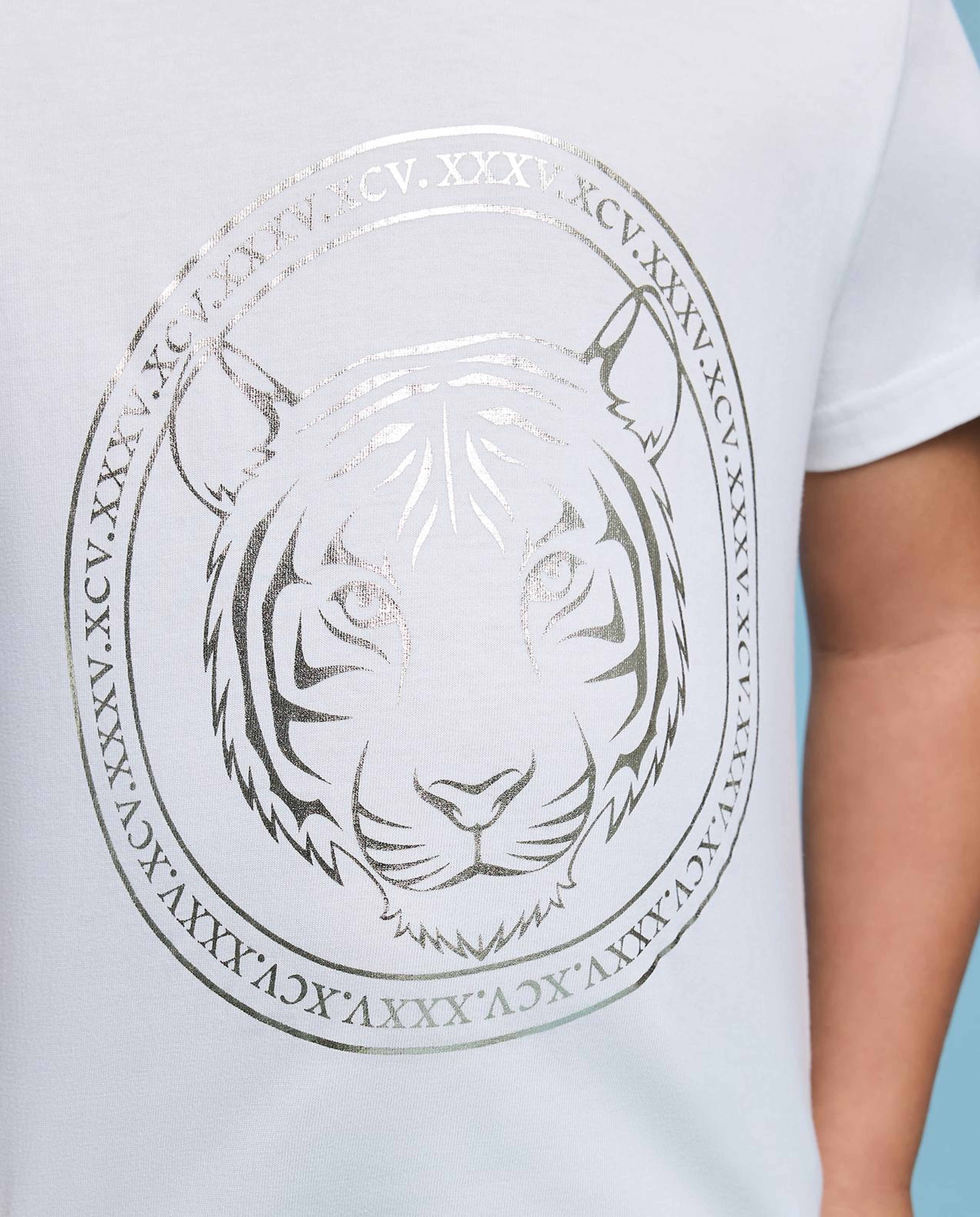 Printed T-Shirt with Crew Neck and Short Sleeves