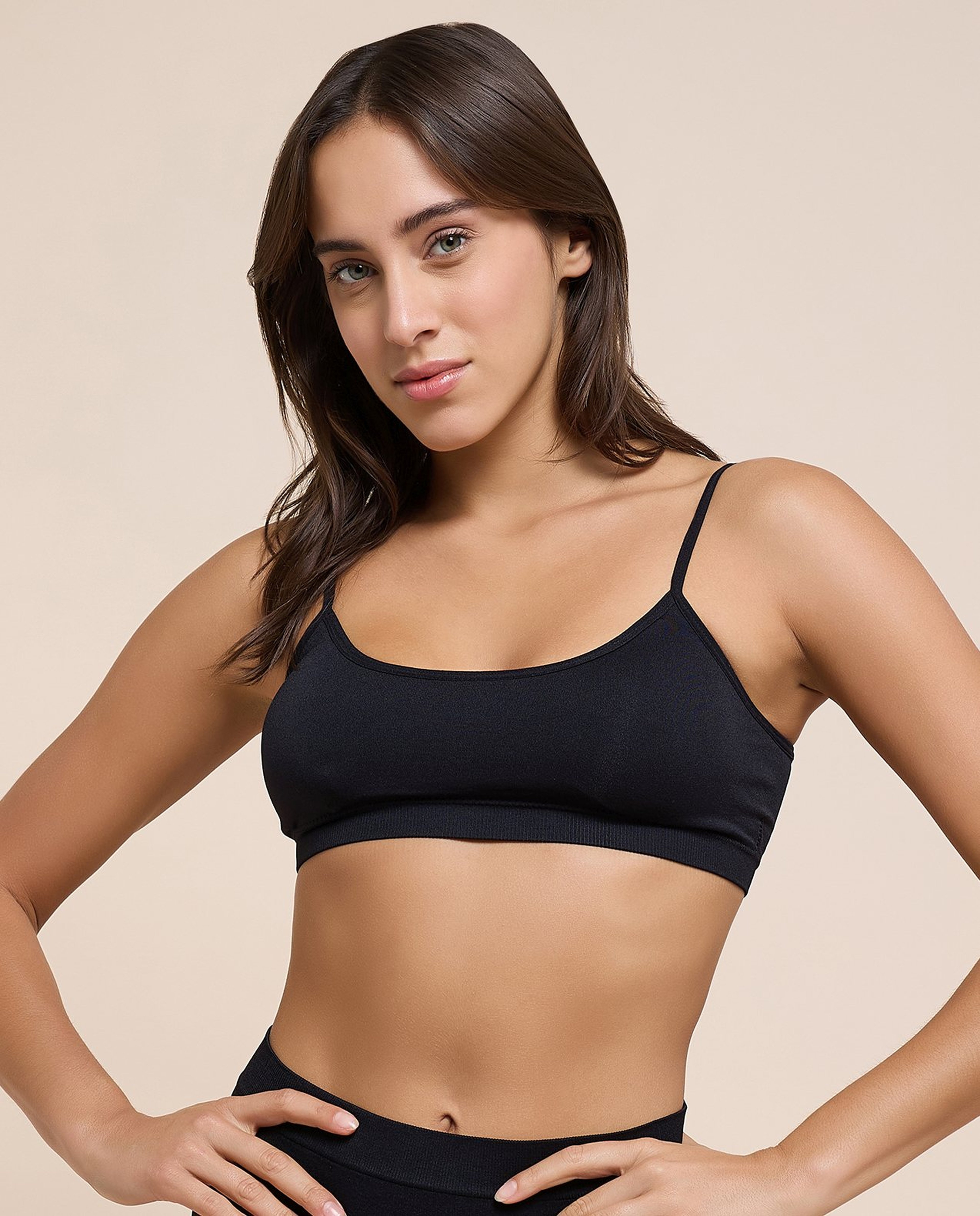 2 Pack Solid Sports Bra