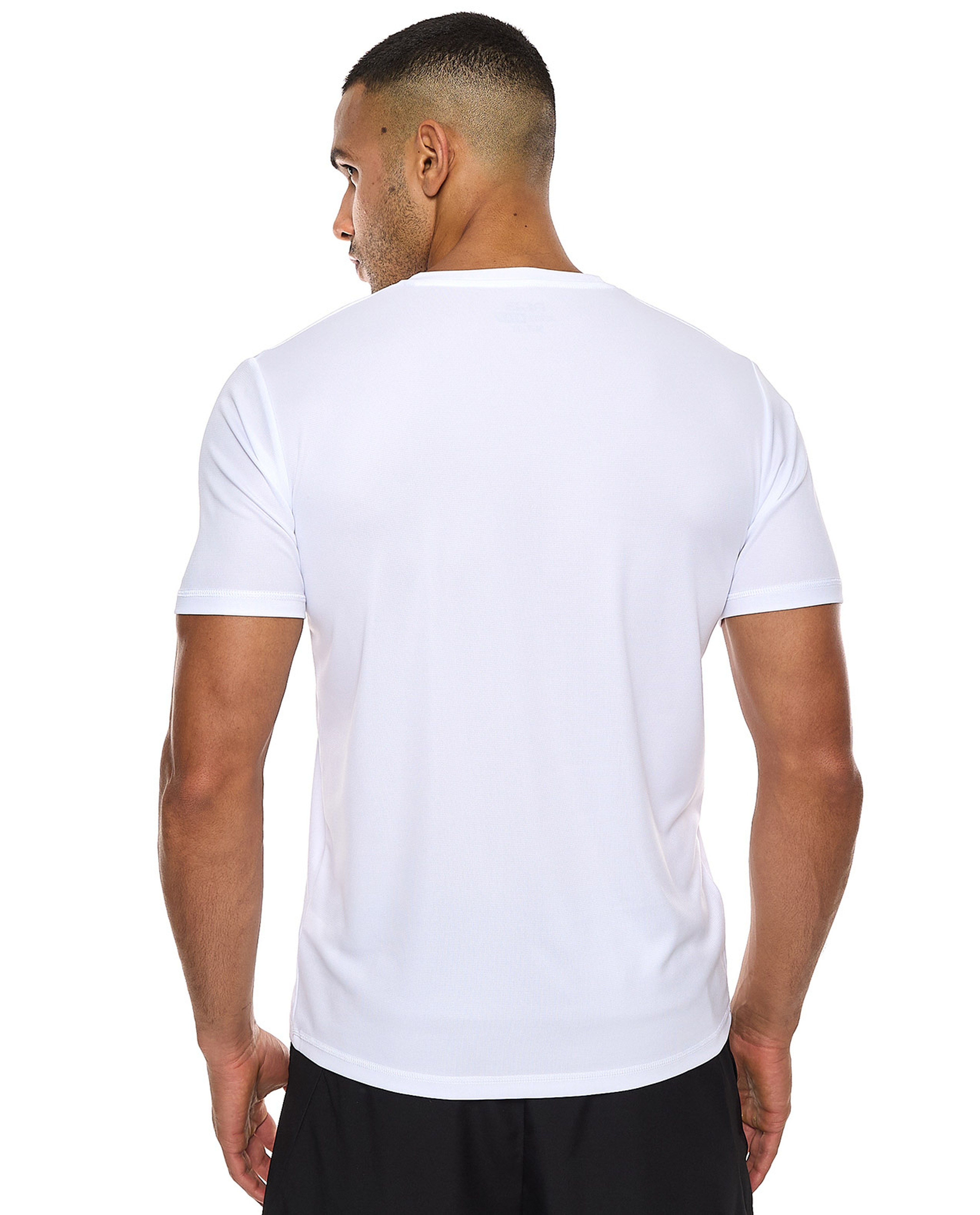 Printed Active T-Shirt with Crew Neck and Short Sleeves