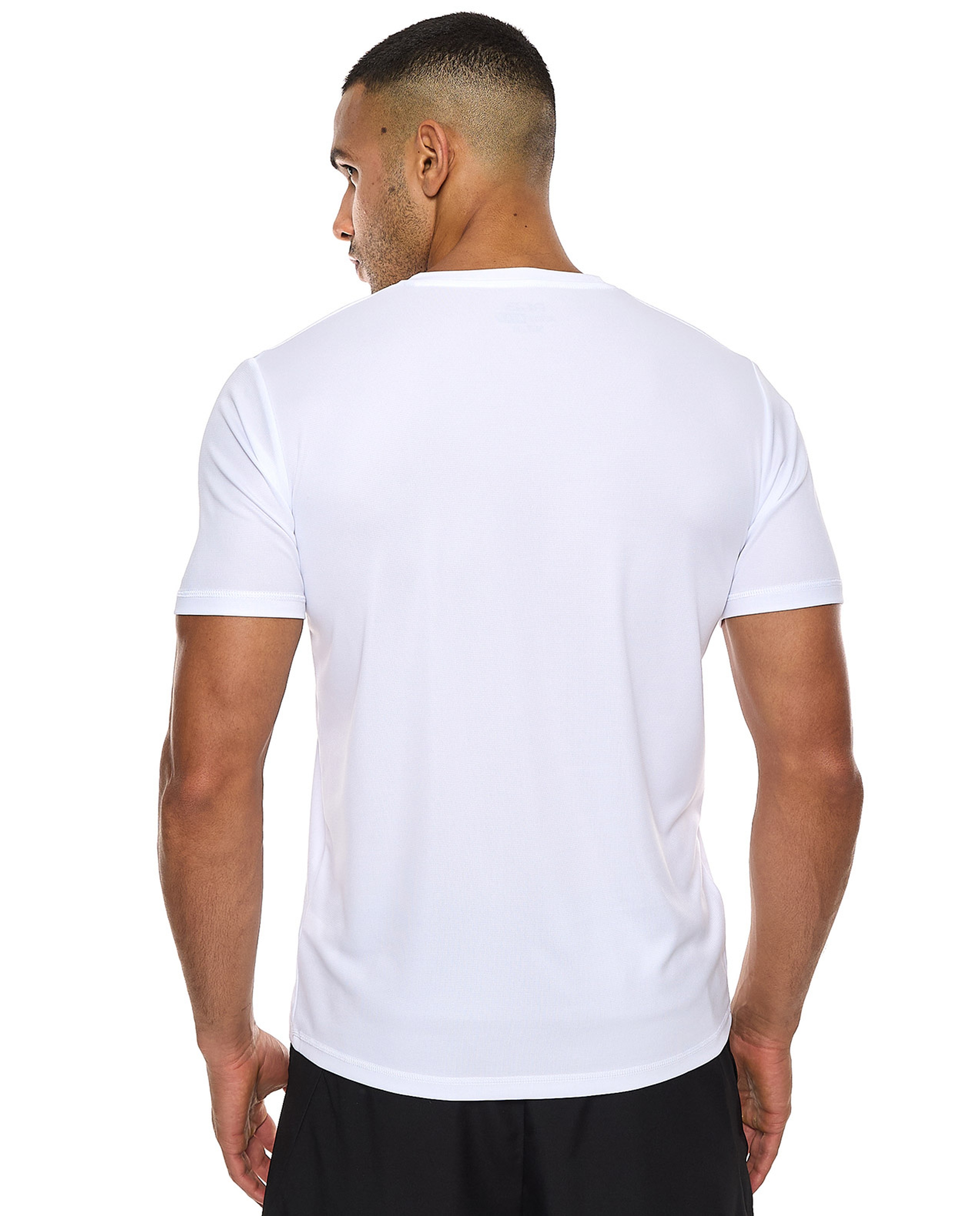 Printed Active T-Shirt with Crew Neck and Short Sleeves